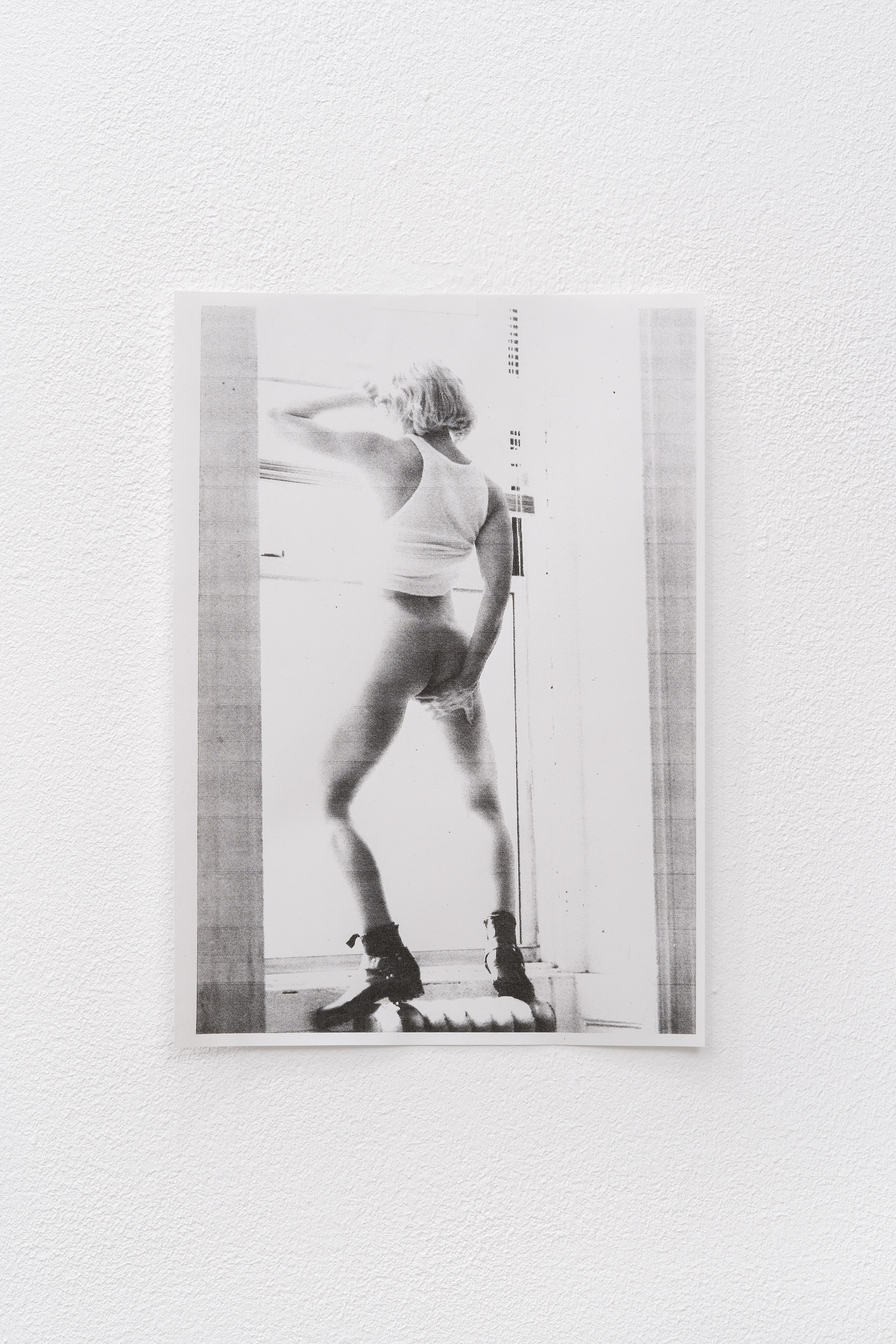 Exhibition view: Ken Okiishi, Johannes Porsch, Tanja Widmann at Schleuse, Vienna 