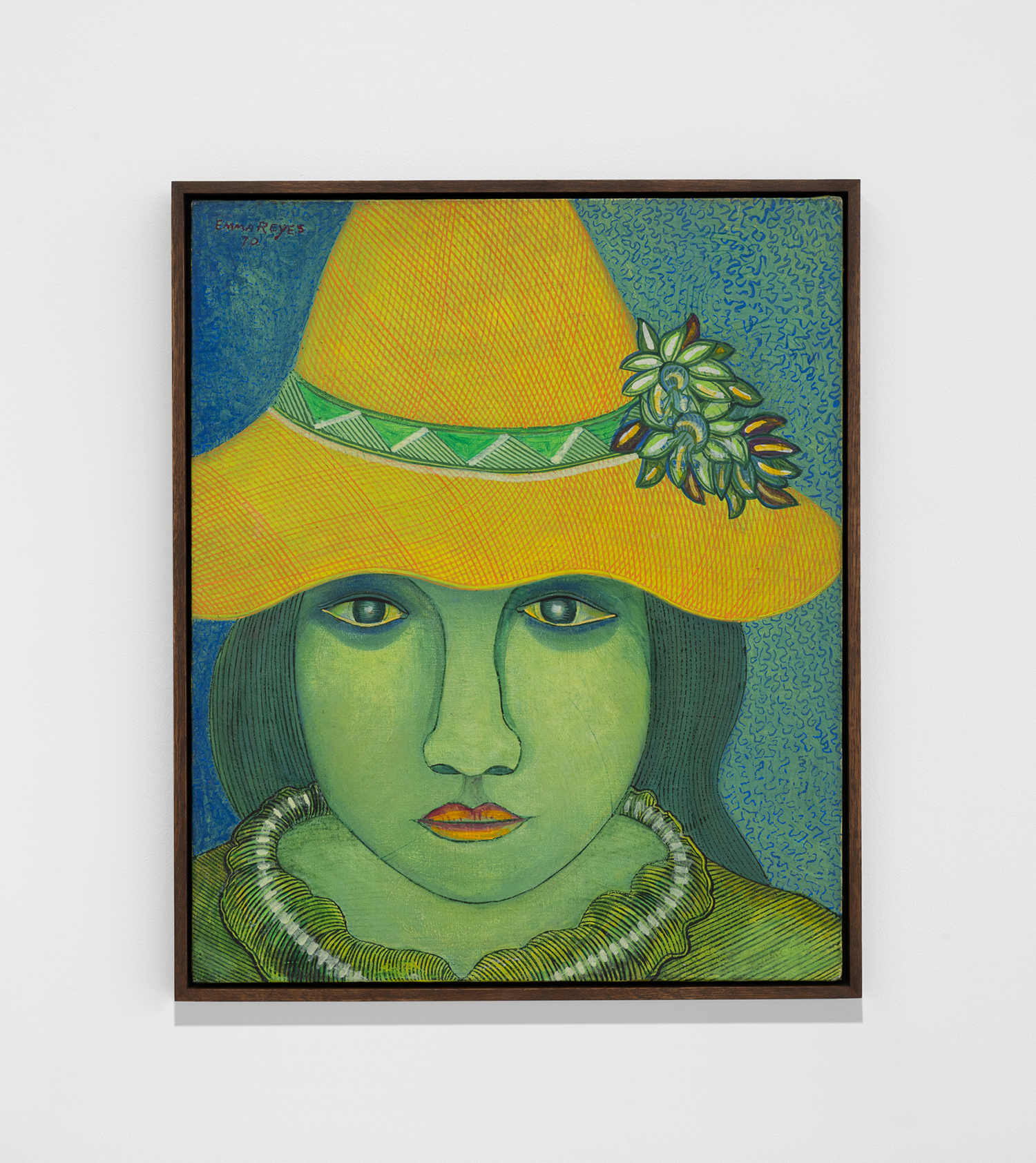 Emma Reyes, untitled, 1970, acrylic on canvas paper, 64 × 53 cm