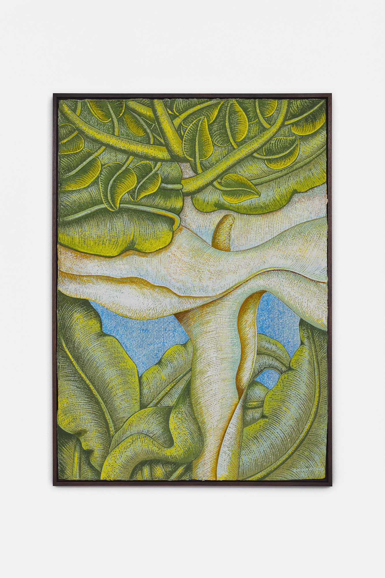 Emma Reyes, untitled, 1983, acrylic on canvas paper, 102 × 71 cm
