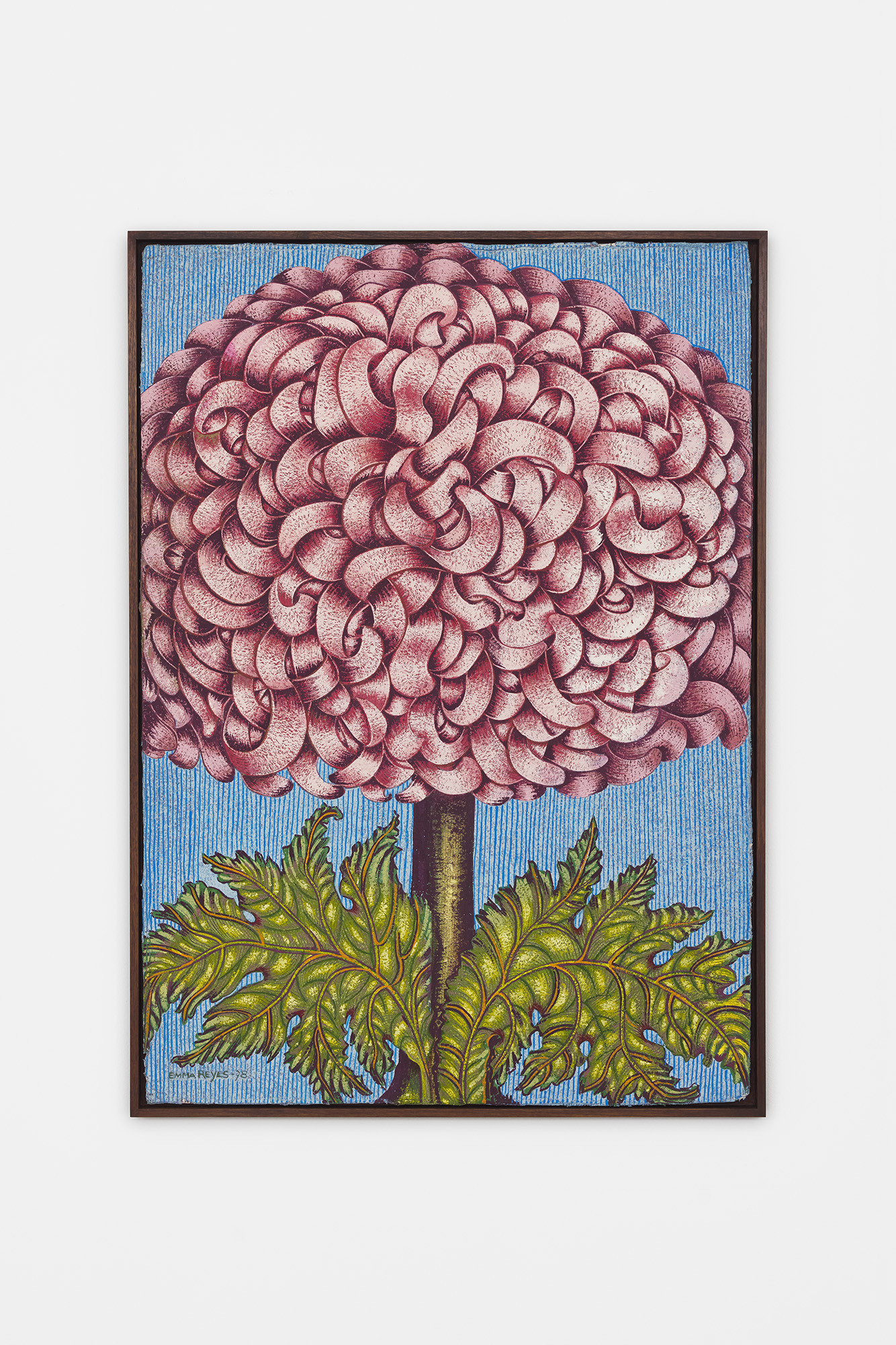 Emma Reyes, untitled, 1978, acrylic on canvas paper, 102 × 71 cm
