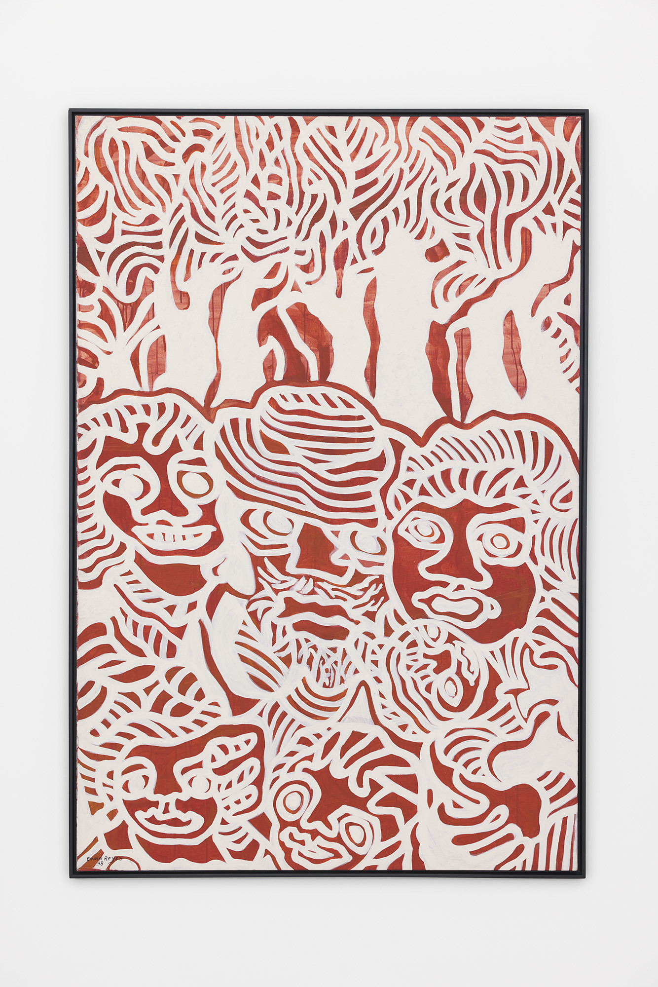 Emma Reyes, untitled, 1998, acrylic on linen, 195 × 130 cm
