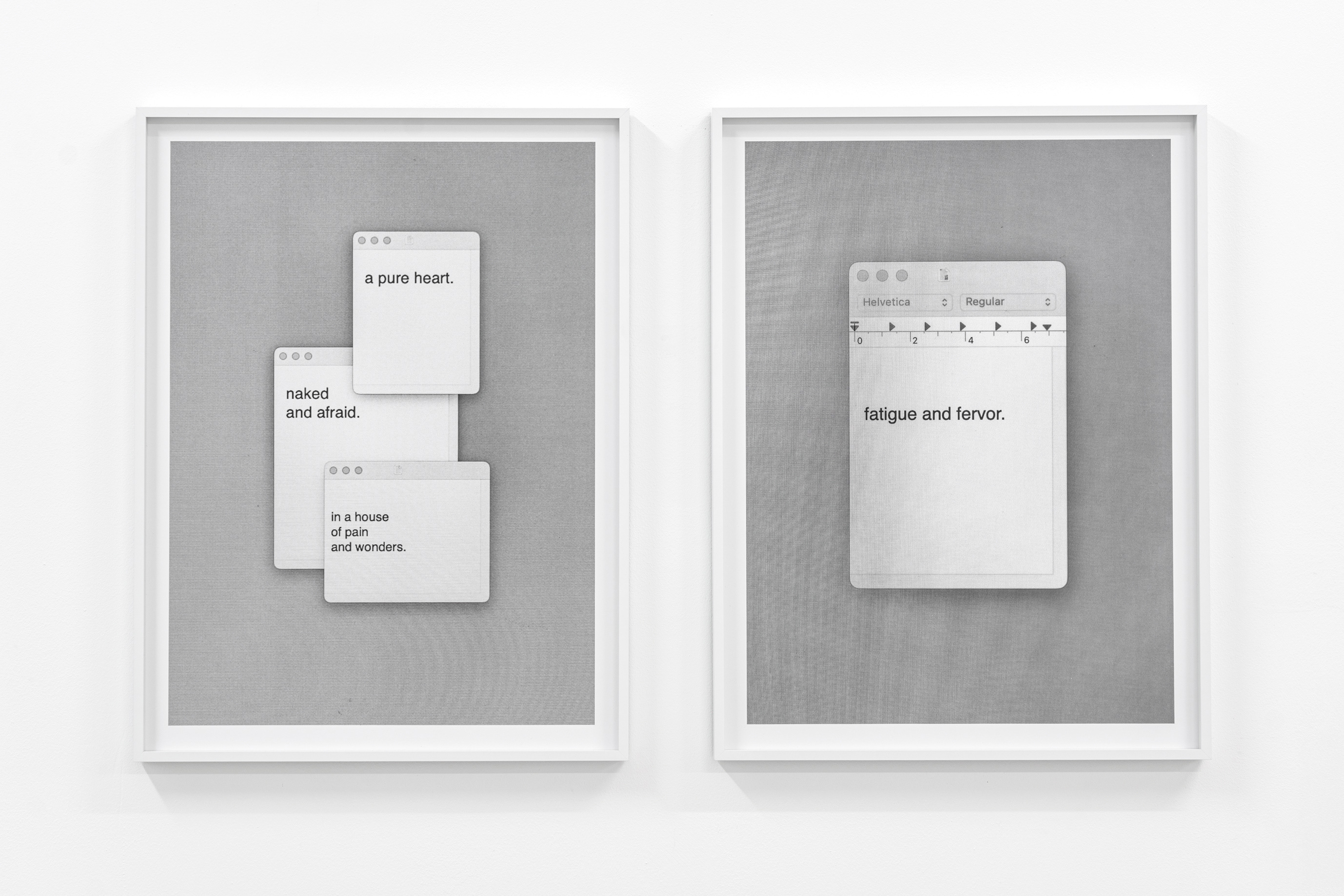 Samuel Henne, “untitled #04, #05”, from “untitled (note to self)”, Fine Art Print, 60x45 cm, 2025