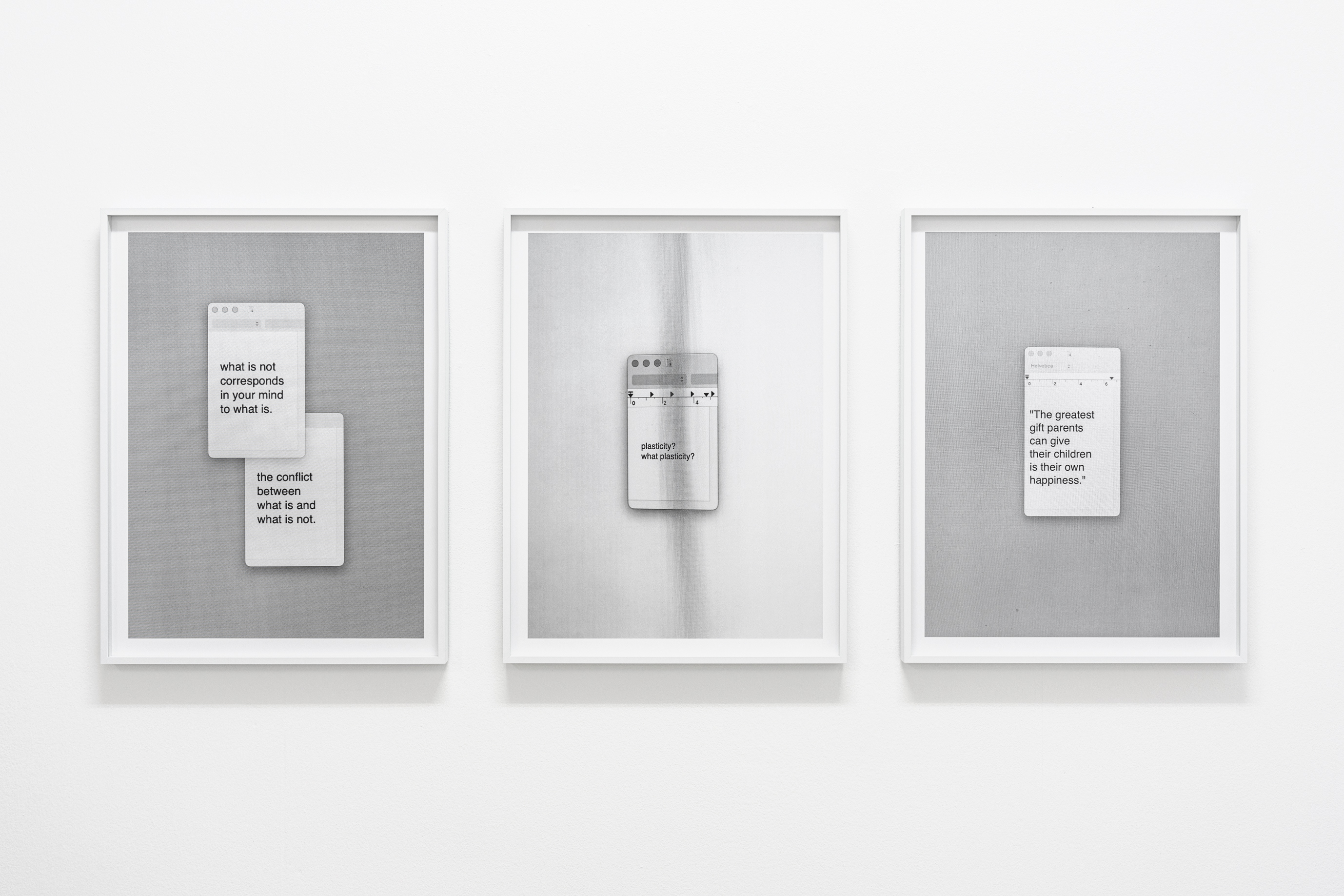 Samuel Henne, “untitled #08, #09, #10, from “untitled (note to self)”, Fine Art Print, 60x45 cm, 2025