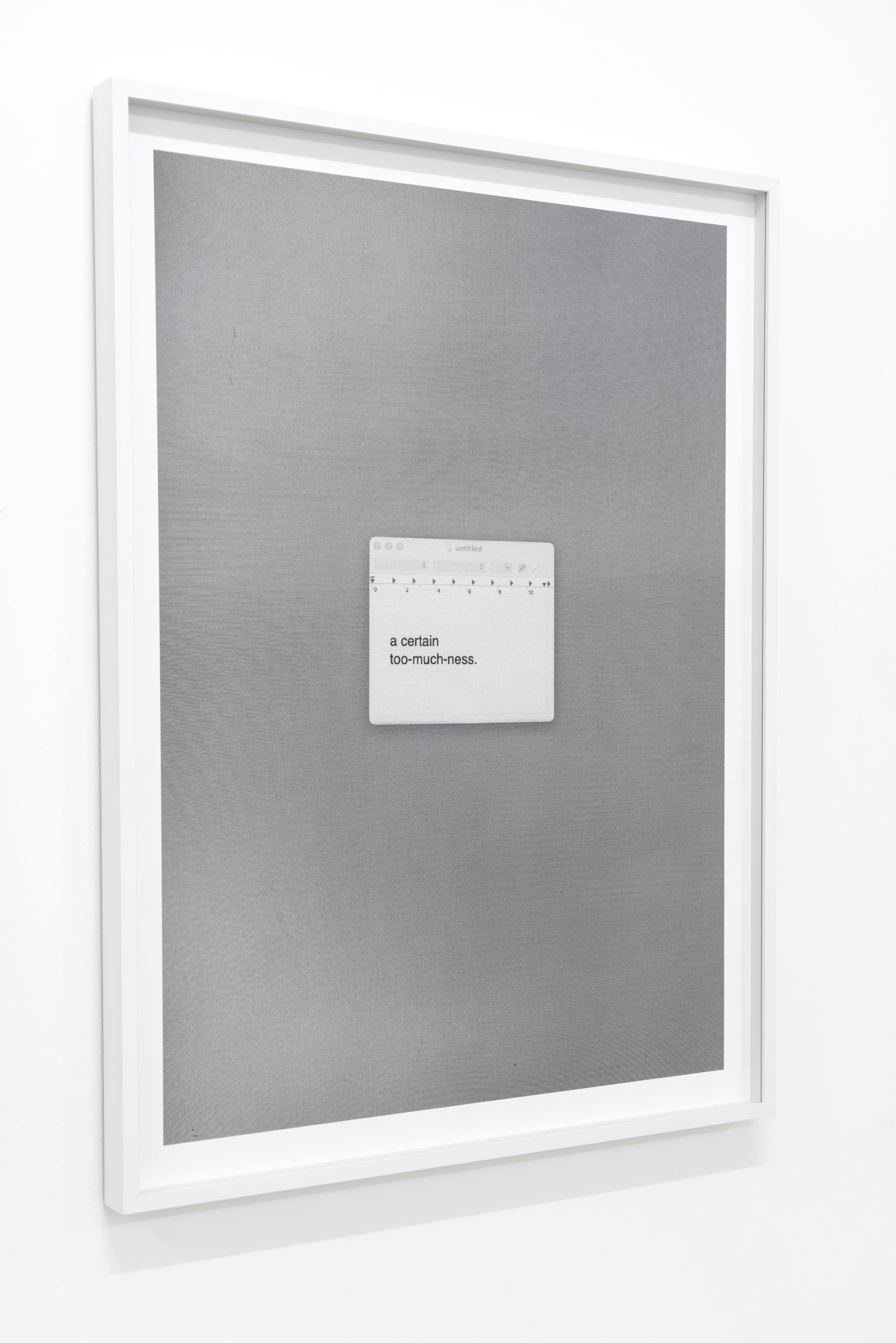 Samuel Henne, “untitled #13”, from “untitled (note to self)”, Fine Art Print, 60x45 cm, 2025