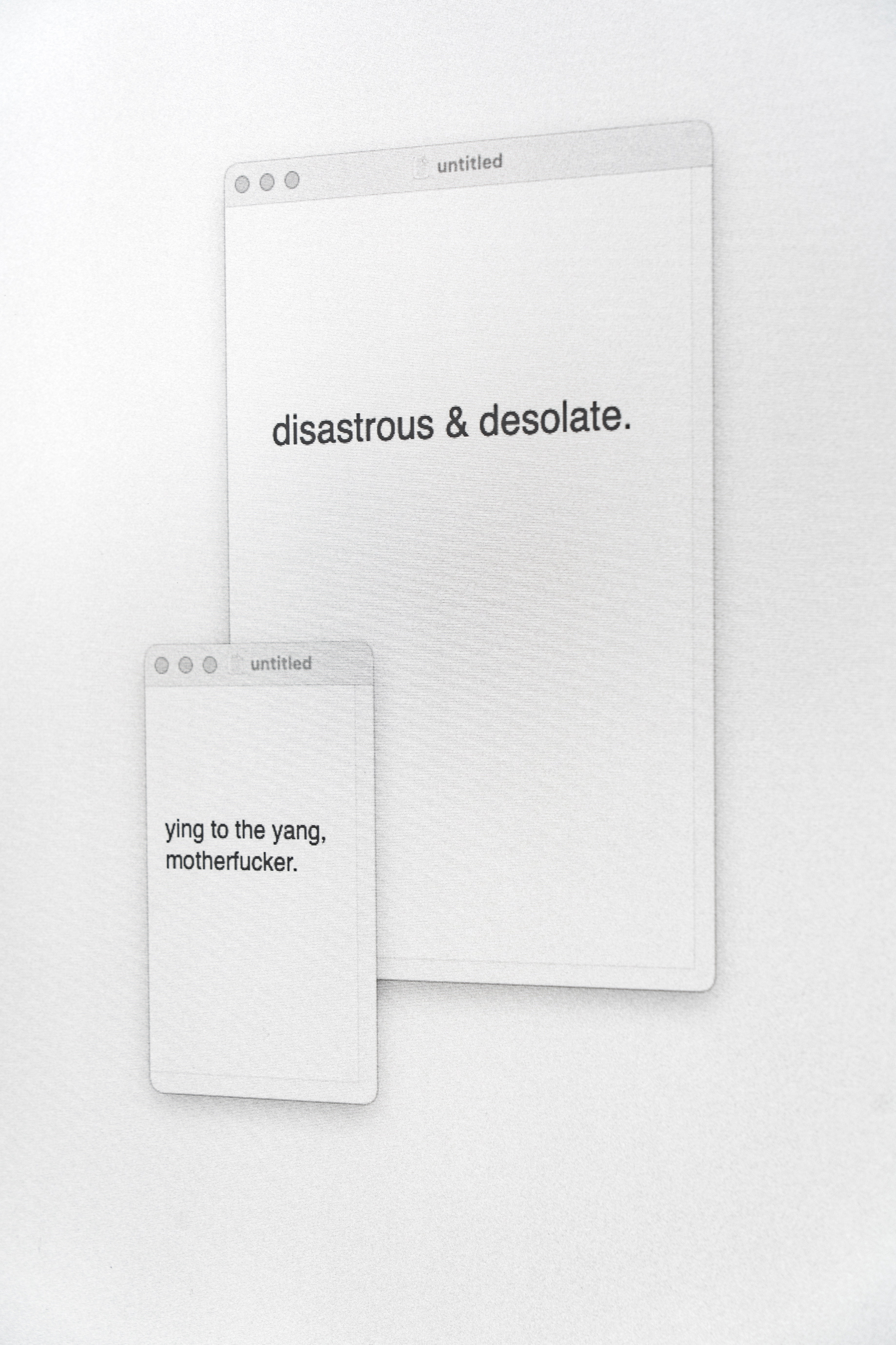 Samuel Henne, “untitled #12” (detail), from “untitled (note to self)”, Fine Art Print, 60x45 cm, 2025