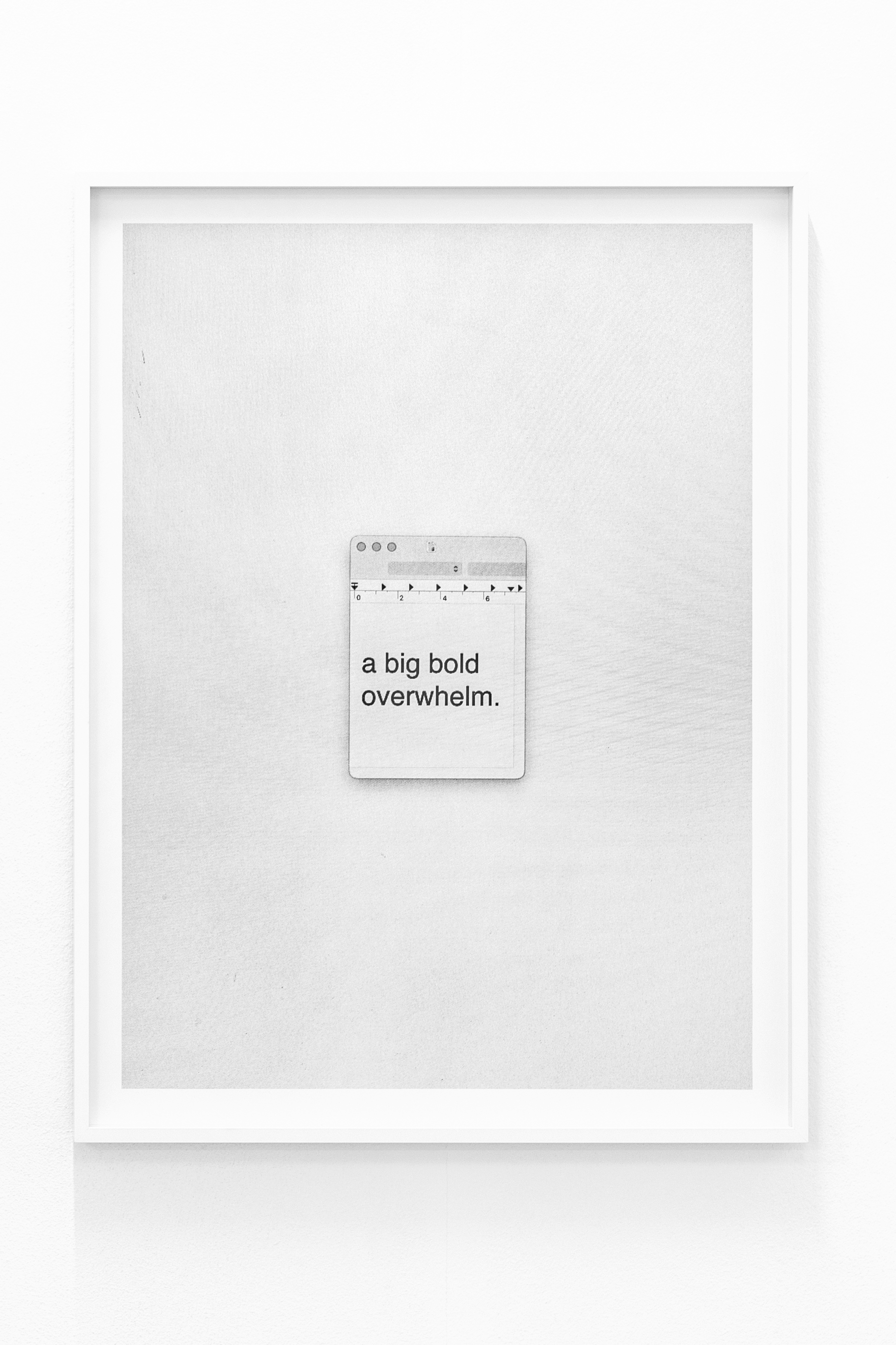 Samuel Henne, “untitled #15”, from “untitled (note to self)”, Fine Art Print, 60x45 cm, 2025