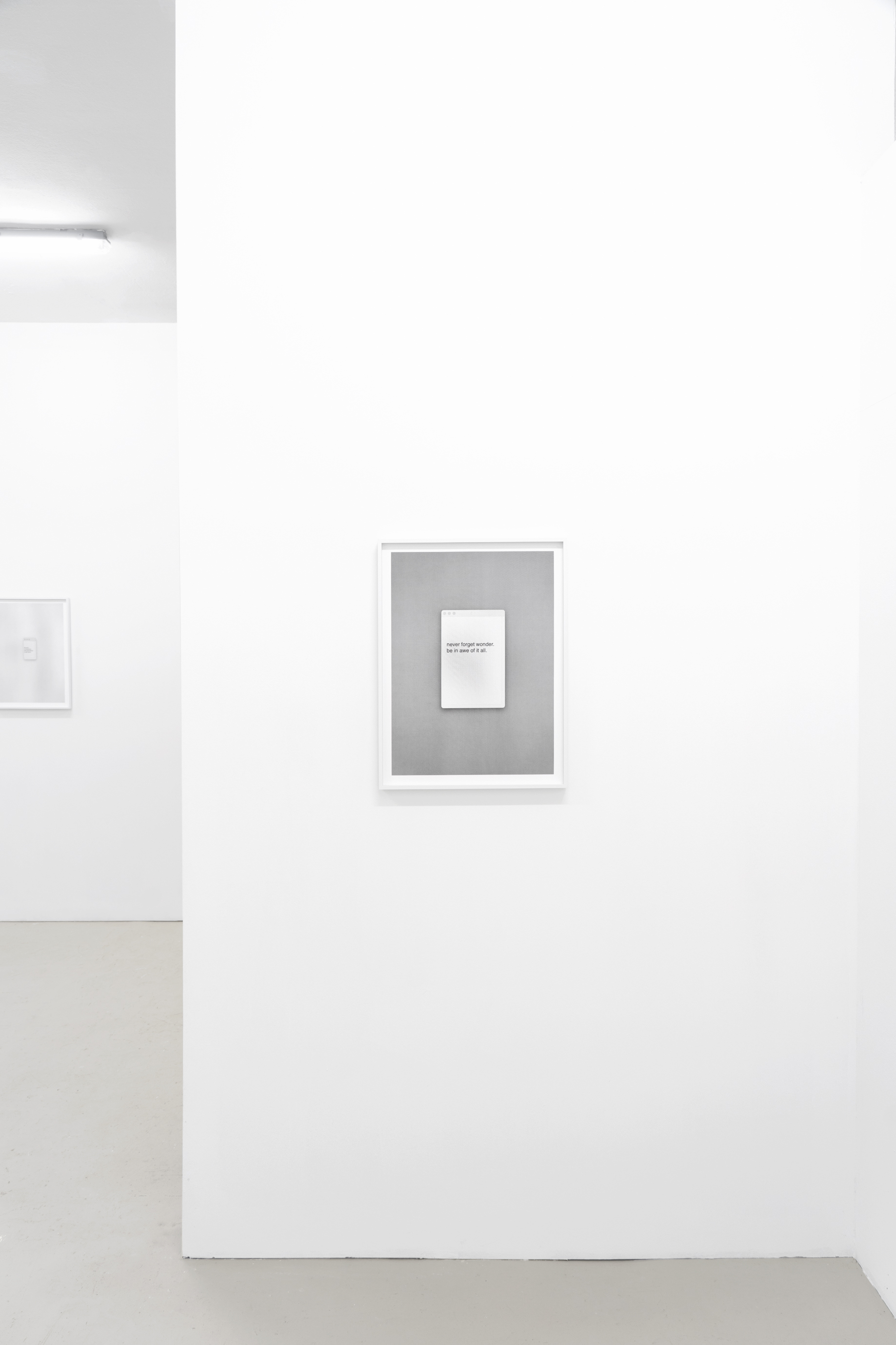 Installation view, “Samuel Henne – untitled (note to self)”, 2025
