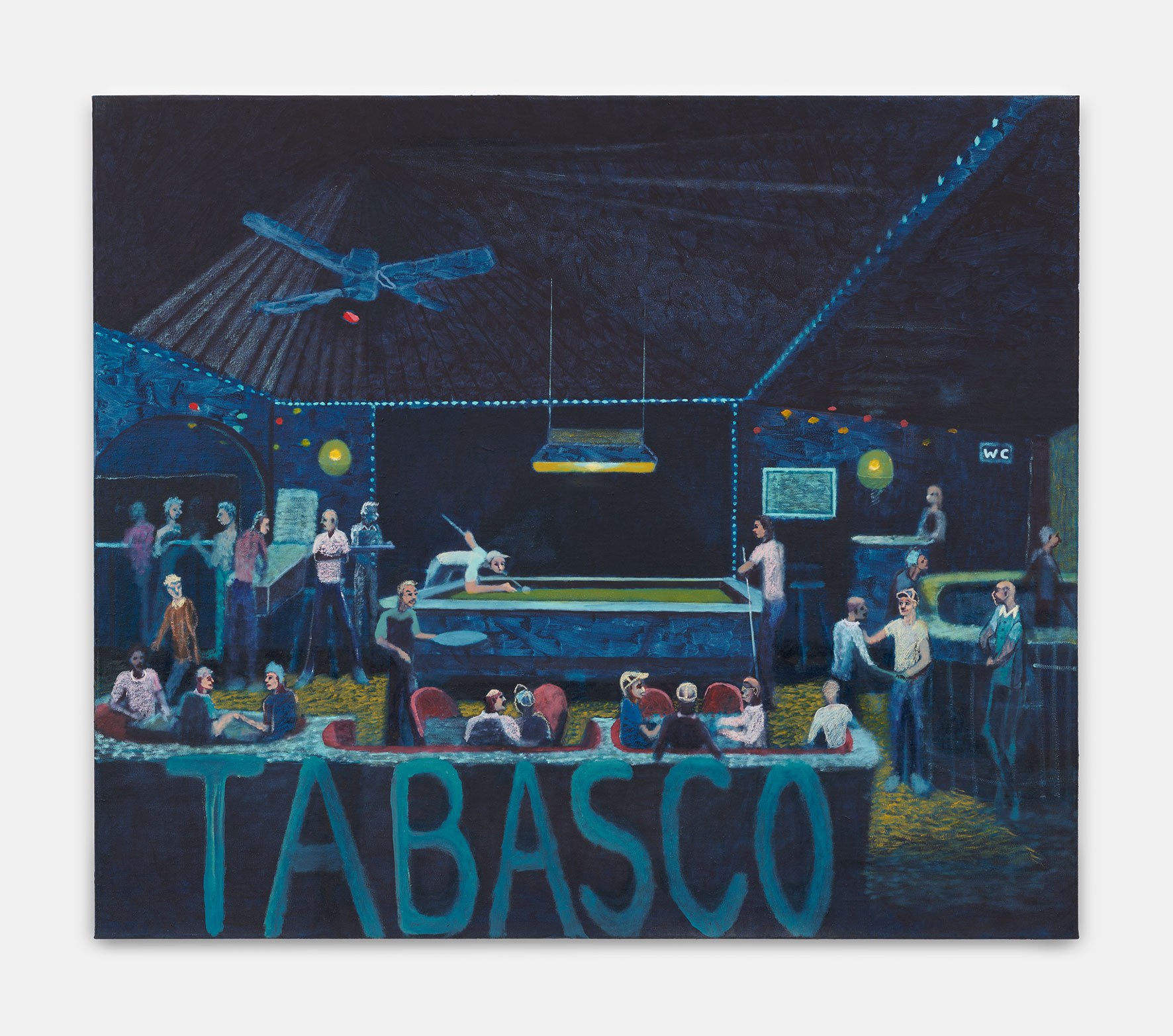 Friday Rush, 2025, Oil on linen, 90 x 105 cm