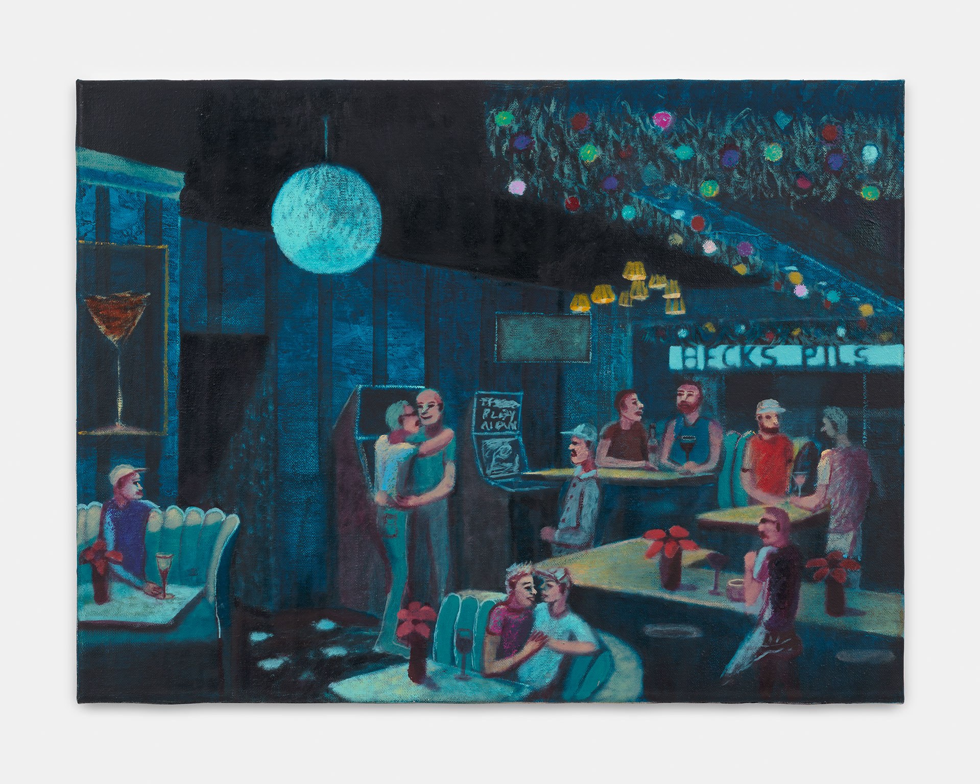 Comeback Interior, 2025, Oil on linen, 45 x 60 cm