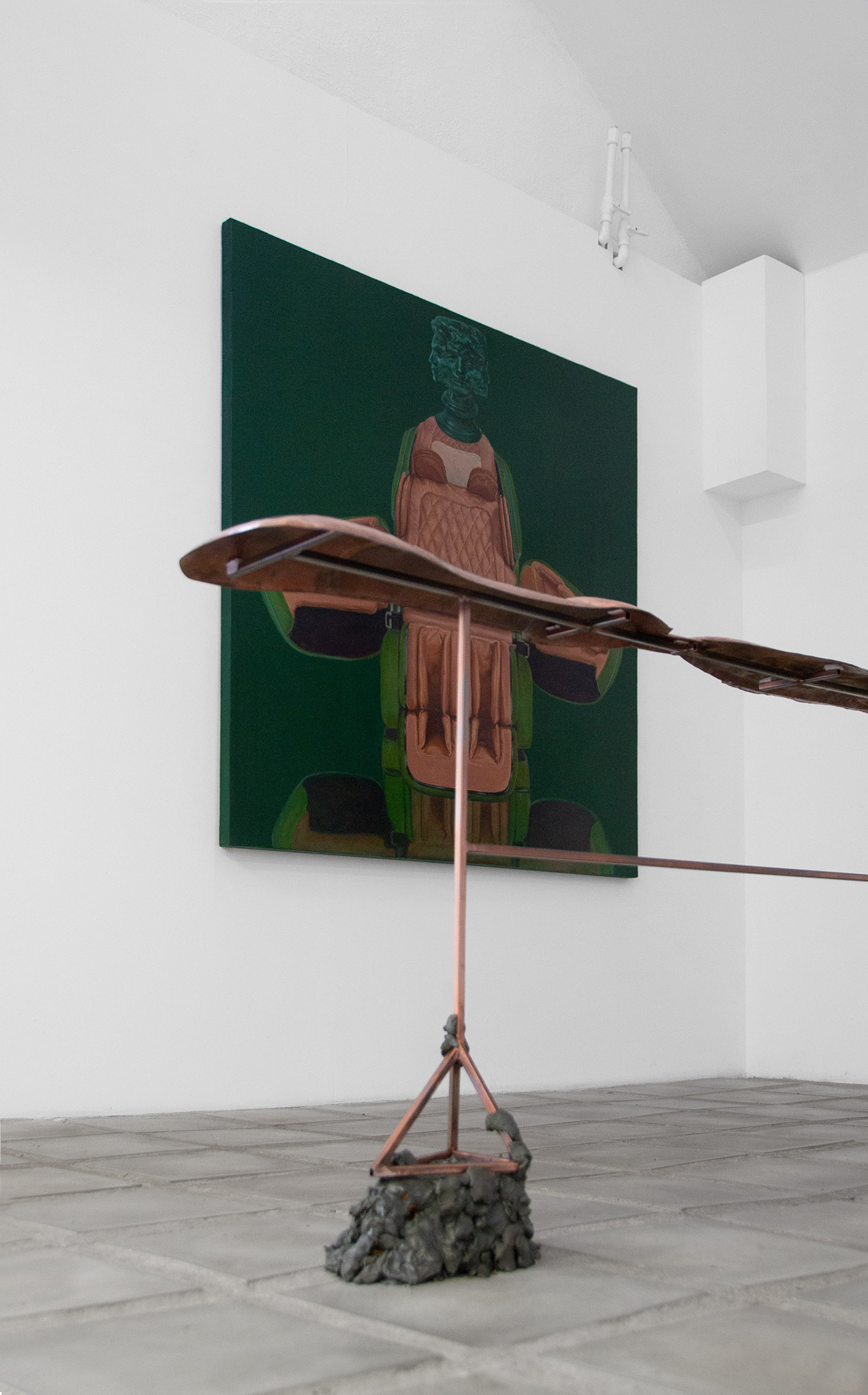 Vadim Zaitsev, ‘’Daumier’’ exhibition view at Devyatnadtsat gallery