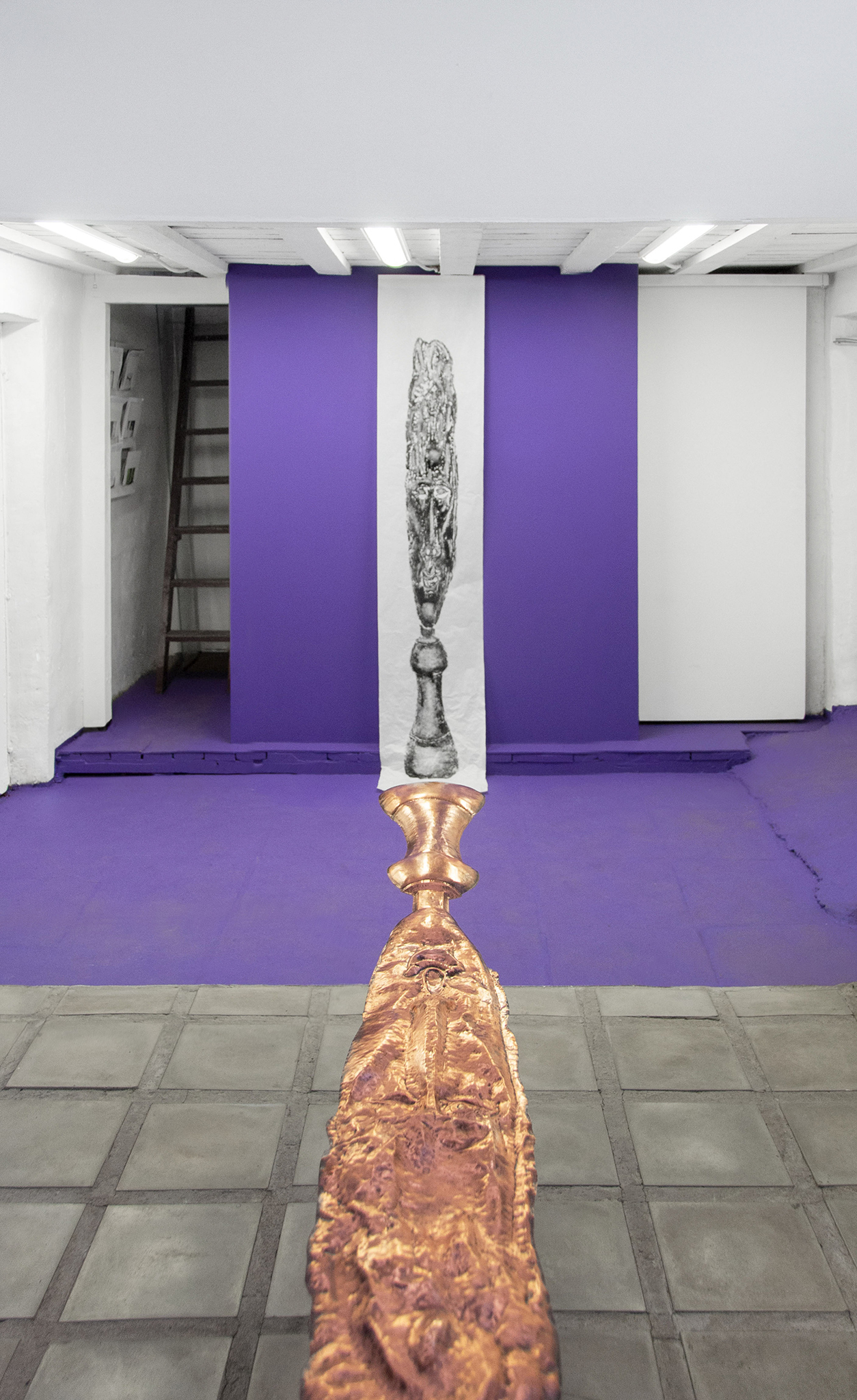 Vadim Zaitsev, ‘’Daumier’’ exhibition view at Devyatnadtsat gallery
