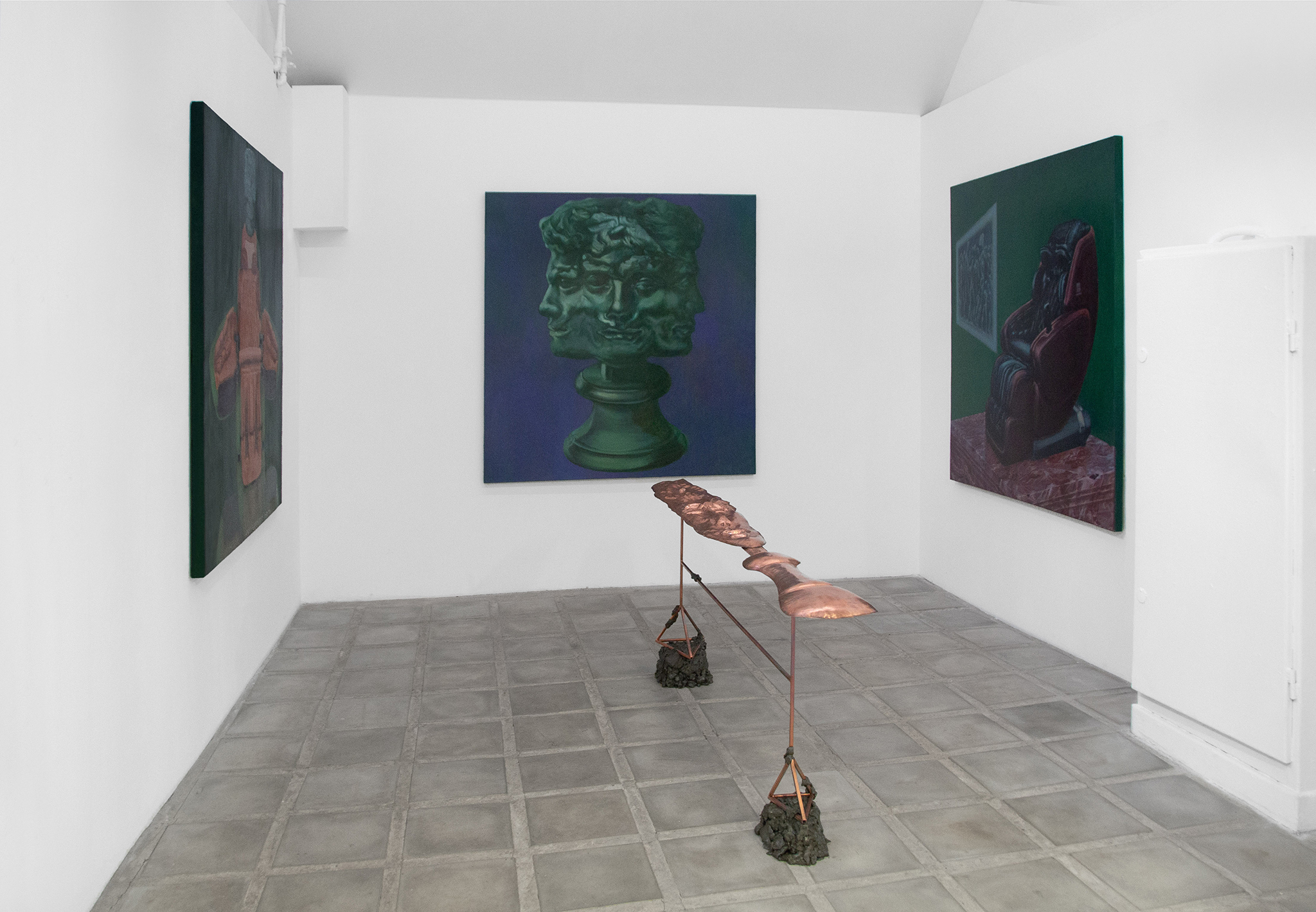 Vadim Zaitsev, ‘’Daumier’’ exhibition view at Devyatnadtsat gallery