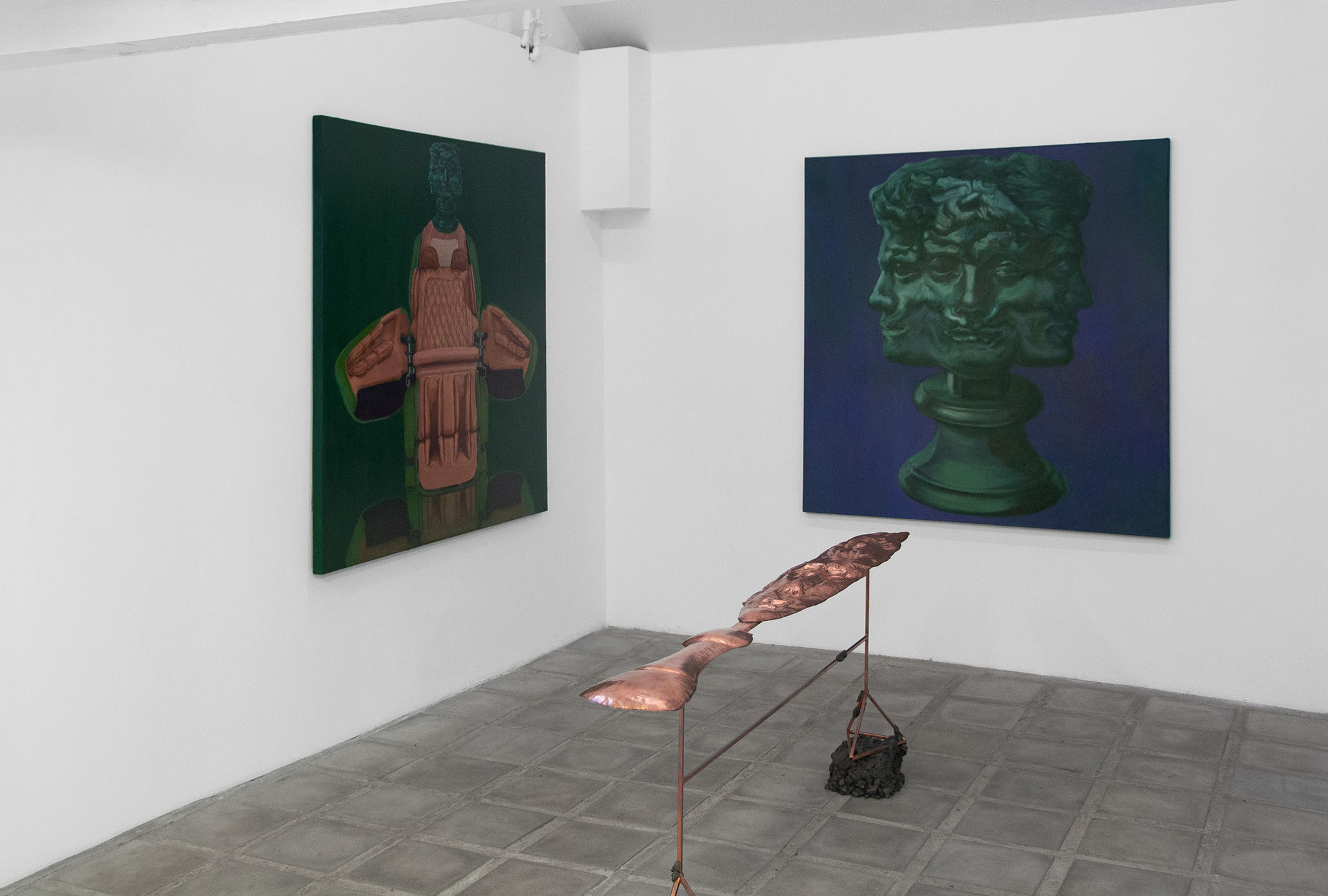 Vadim Zaitsev, ‘’Daumier’’ exhibition view at Devyatnadtsat gallery