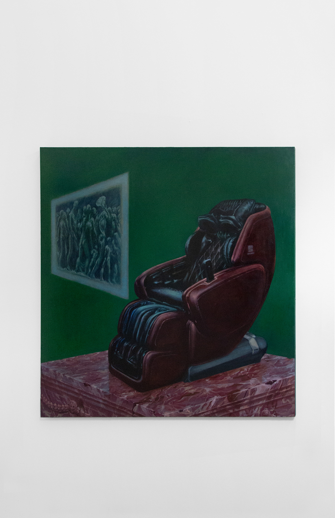 Vadim Zaitsev, ‘’Daumier I’’, 2025 oil on canvas 150x150 cm