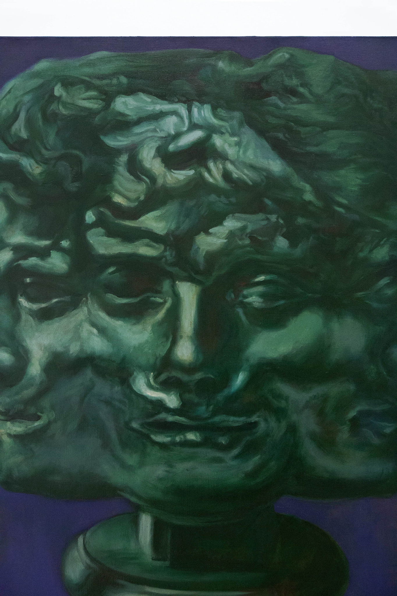 Vadim Zaitsev, ‘’Daumier II’’, 2025 oil on canvas 150x150 cm, fragment