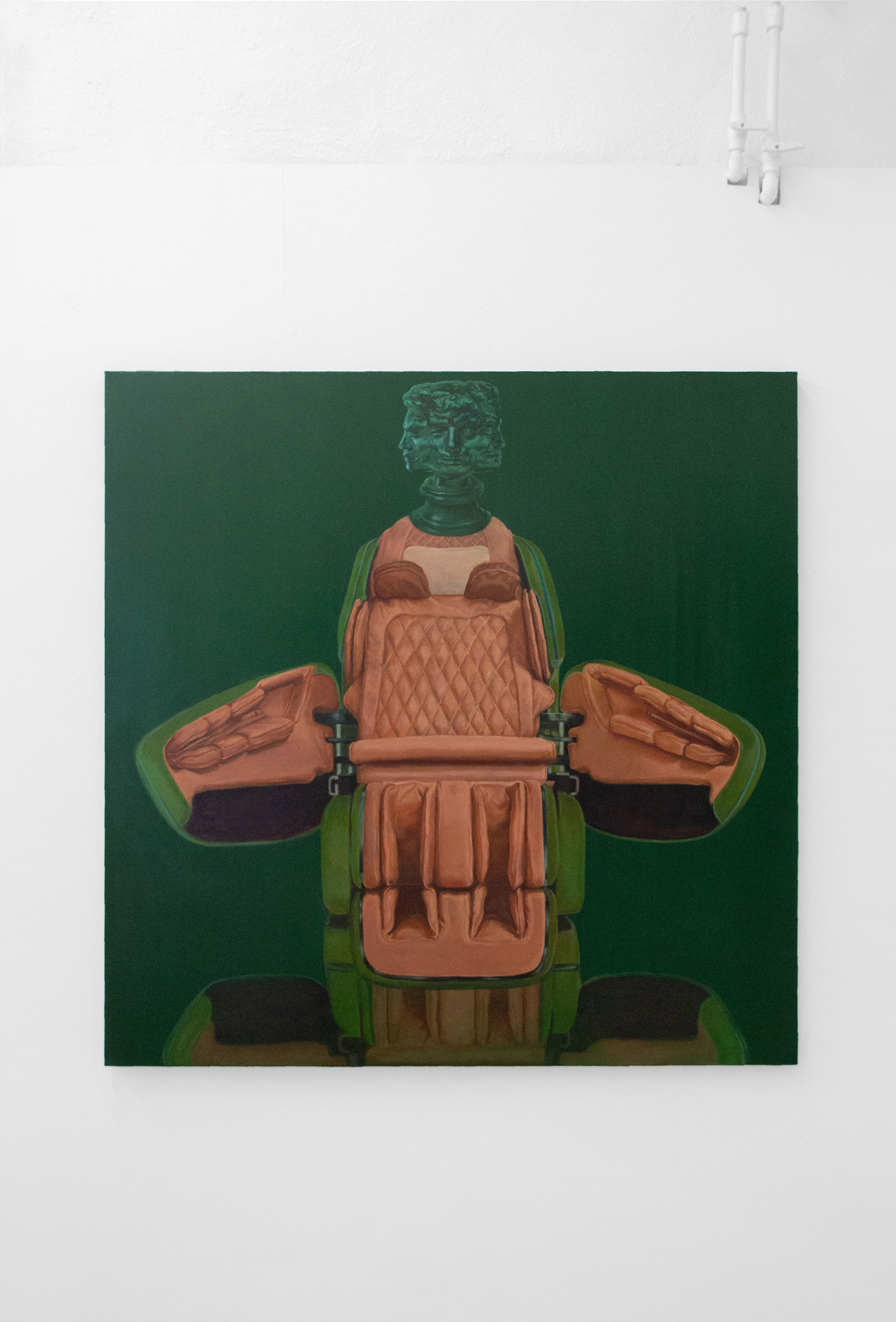 Vadim Zaitsev, ‘’Daumier III’’, 2025 oil on canvas 150x150 cm