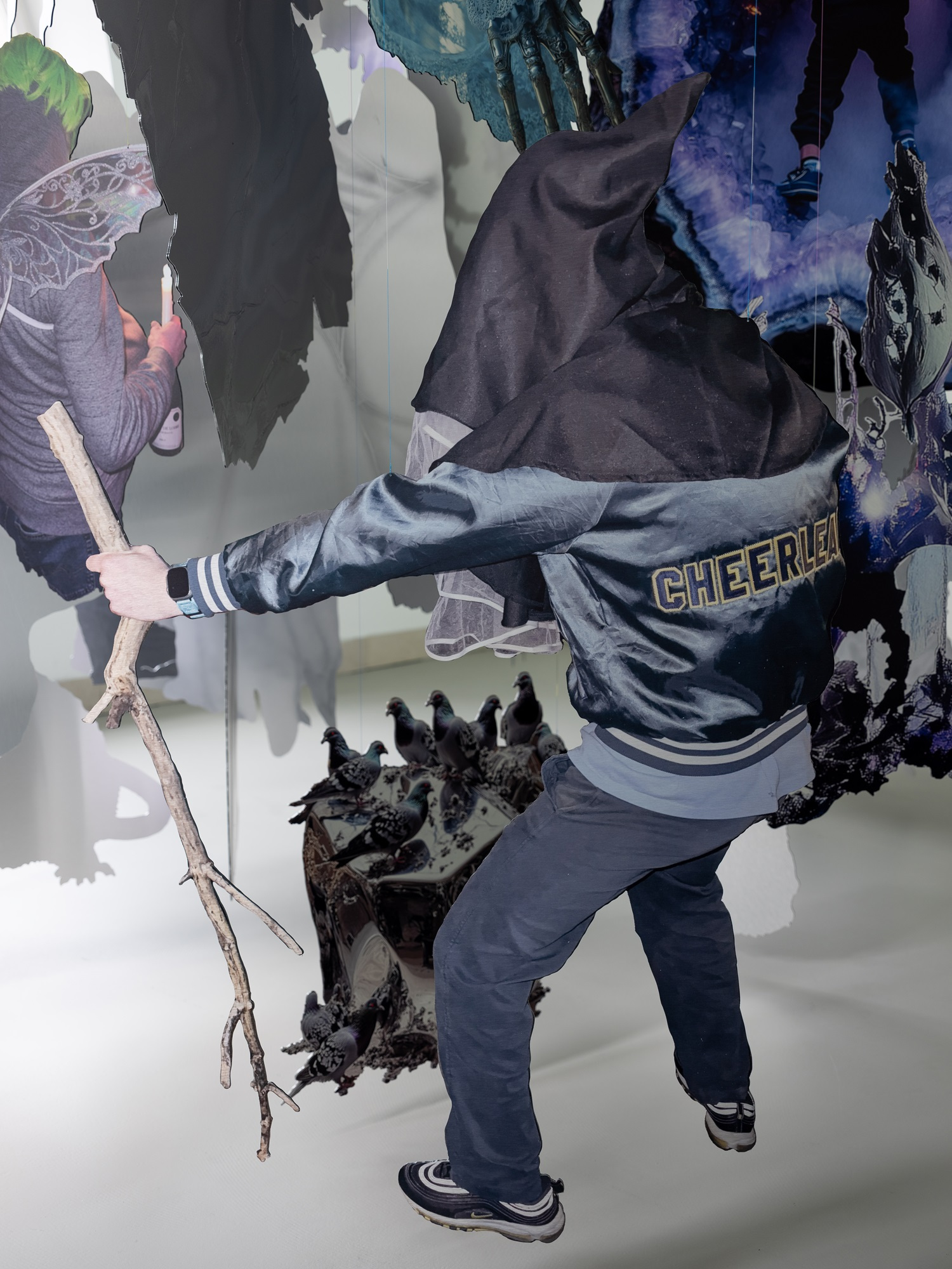 Detail view: Iris Helena Hamers, Virgo Infall, 2025 ©2025: the artist & Galerie Stadt Sindelfingen, courtesy: the artist and PAW Gallery, Karlsruhe, photo: Rafael Jörger