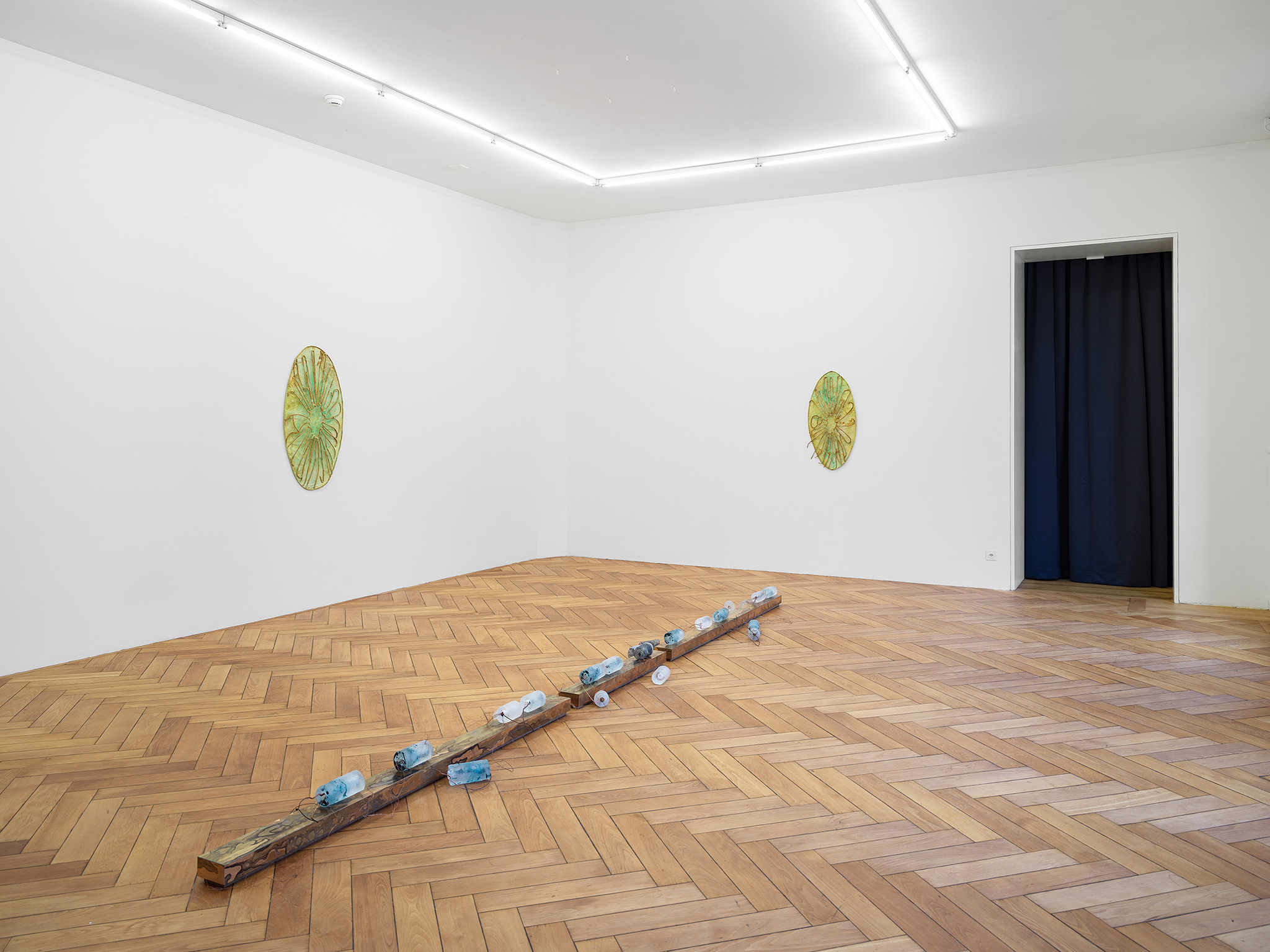 Matheline Marmy, Memory Float / No Prospect for an End, installation view Stadtgalerie Bern, 2025. Image: Cedric Mussano