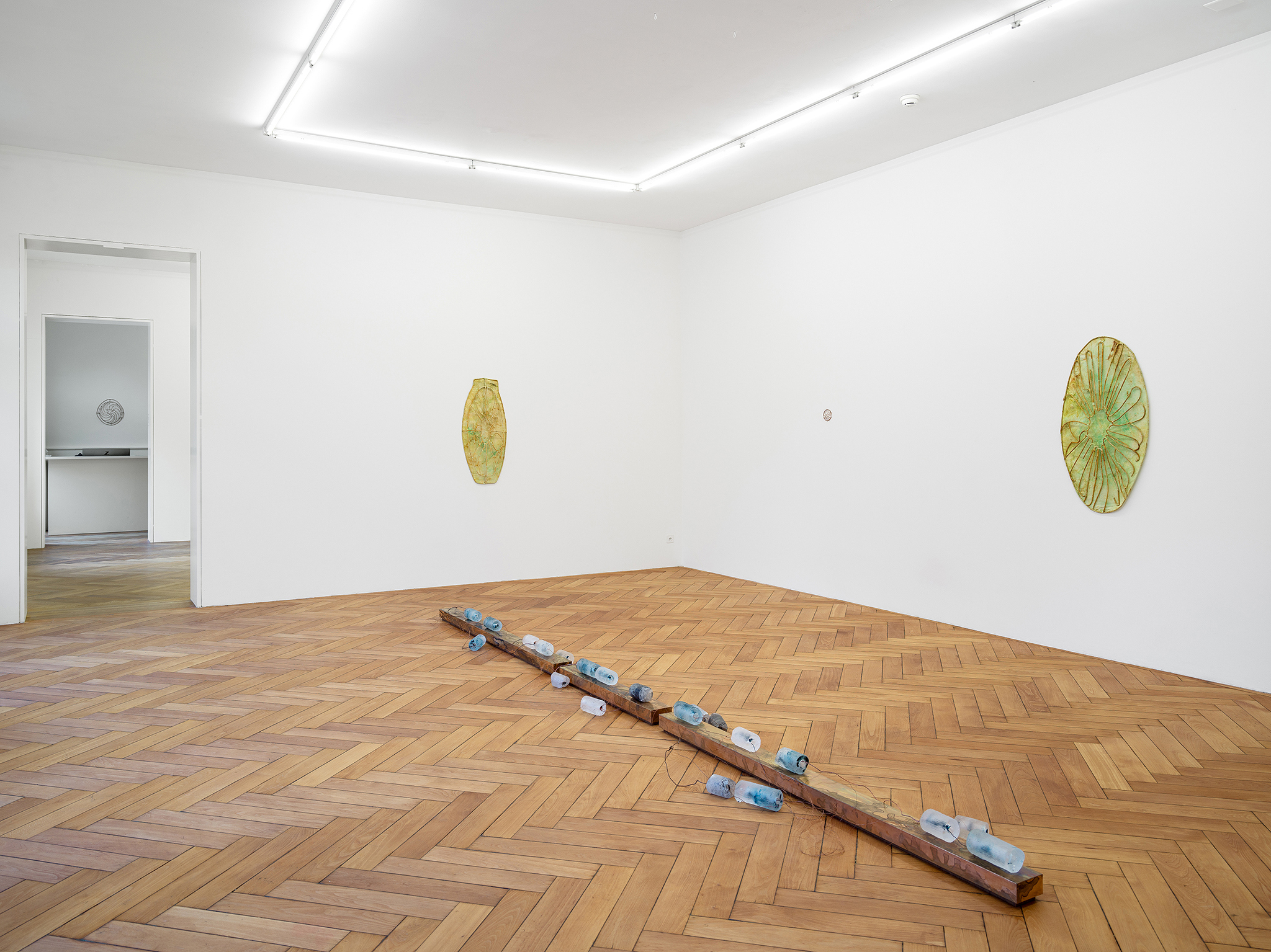 Matheline Marmy, Memory Float / No Prospect for an End, installation view Stadtgalerie Bern, 2025. Image: Cedric Mussano