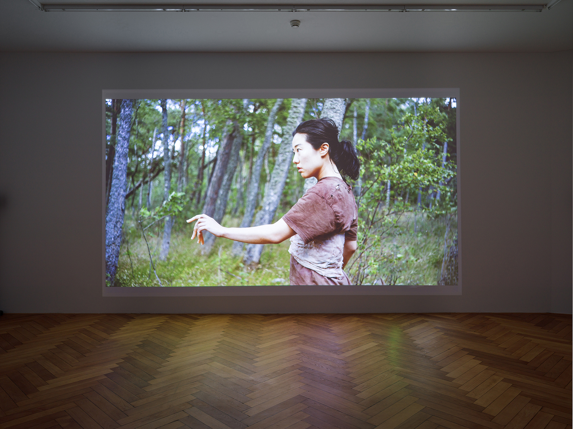 Eglė Budvytytė, Songs from the Compost: Mutating Bodies, Imploding Stars, installation view, Stadtgalerie Bern, 2025. Image: Cedric Mussano