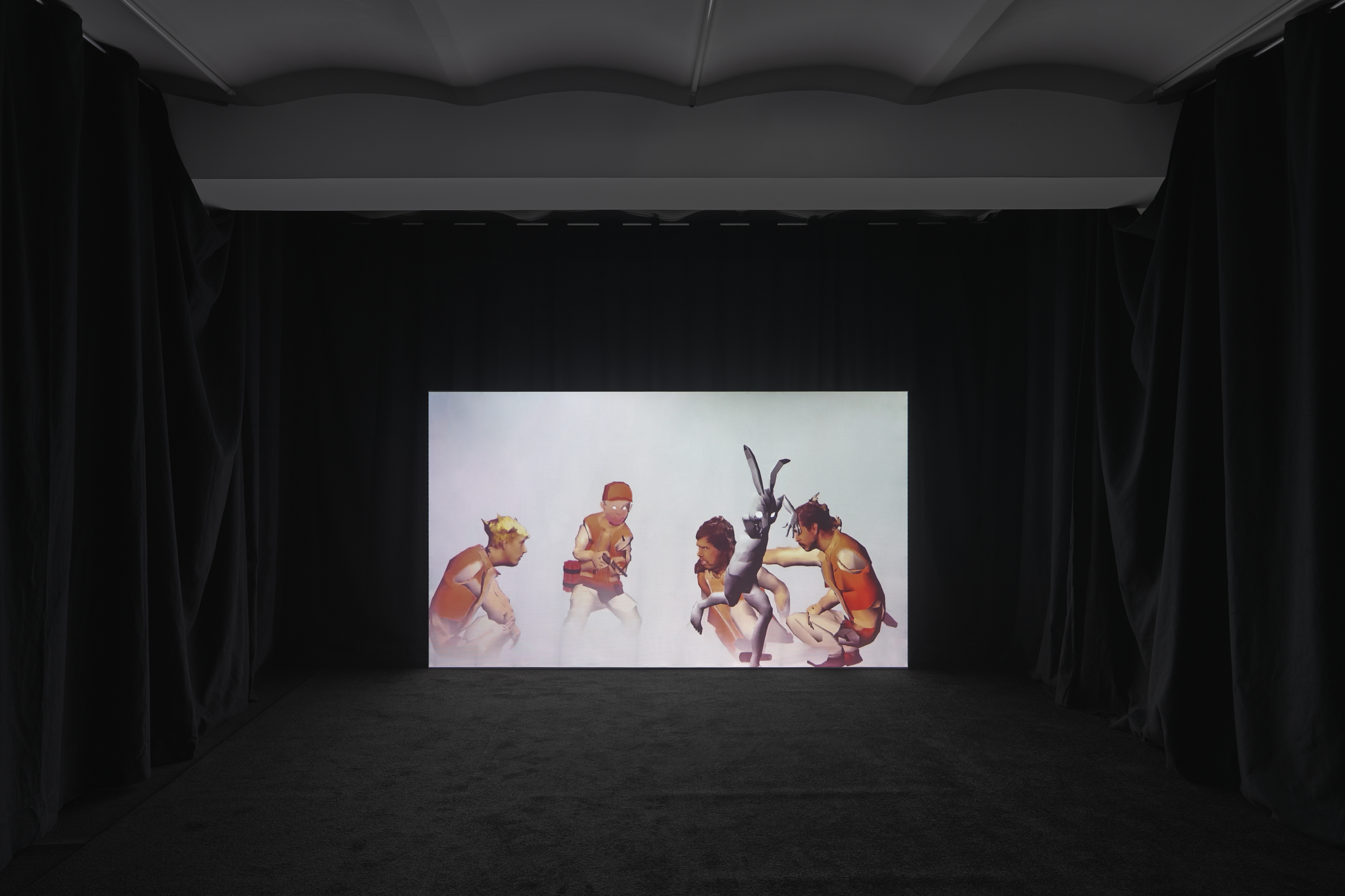 Ian Cheng Liars — Brats, 2012, screening at skala, Poznań, ©T.Koszewnik
