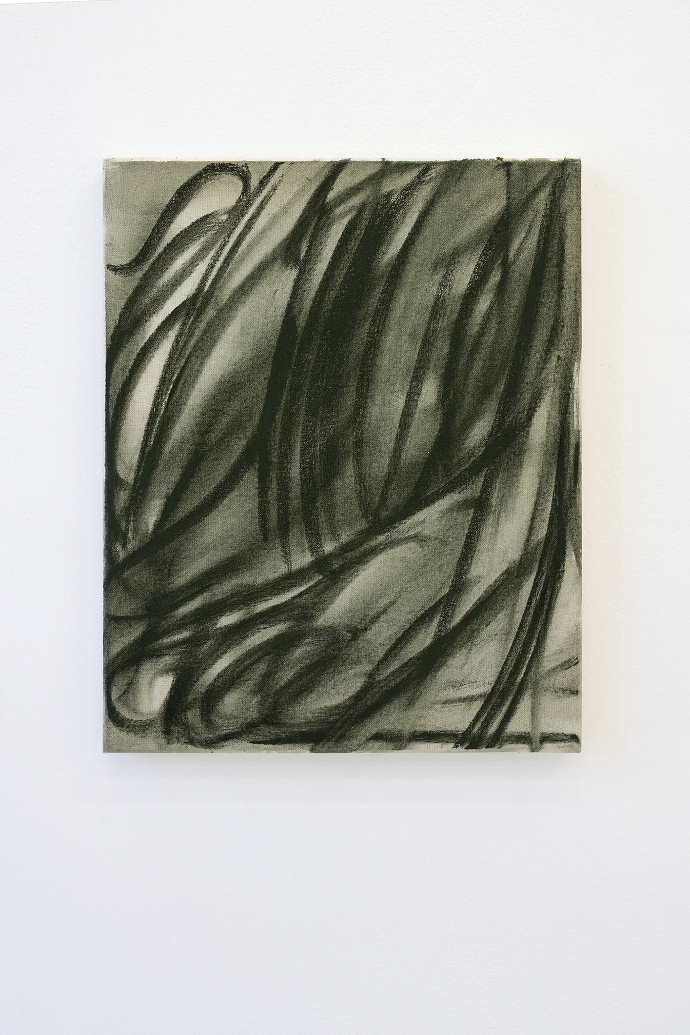 Alina Vergnano, "Passage," 2025 (Dry pastel and water on cotton, 30 x 24 cm).