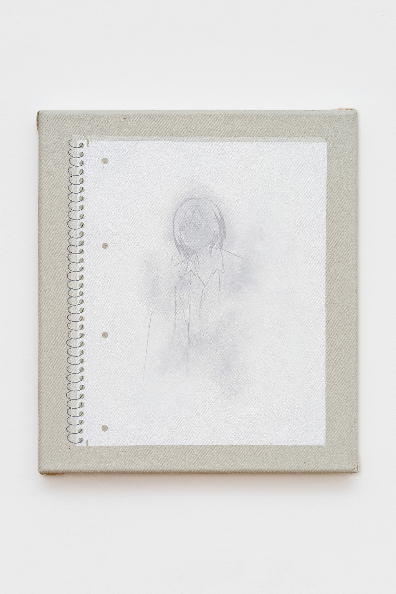 Alexander Basil, "Untitled," 2024 (Oil on canvas, 40 x 35 cm).