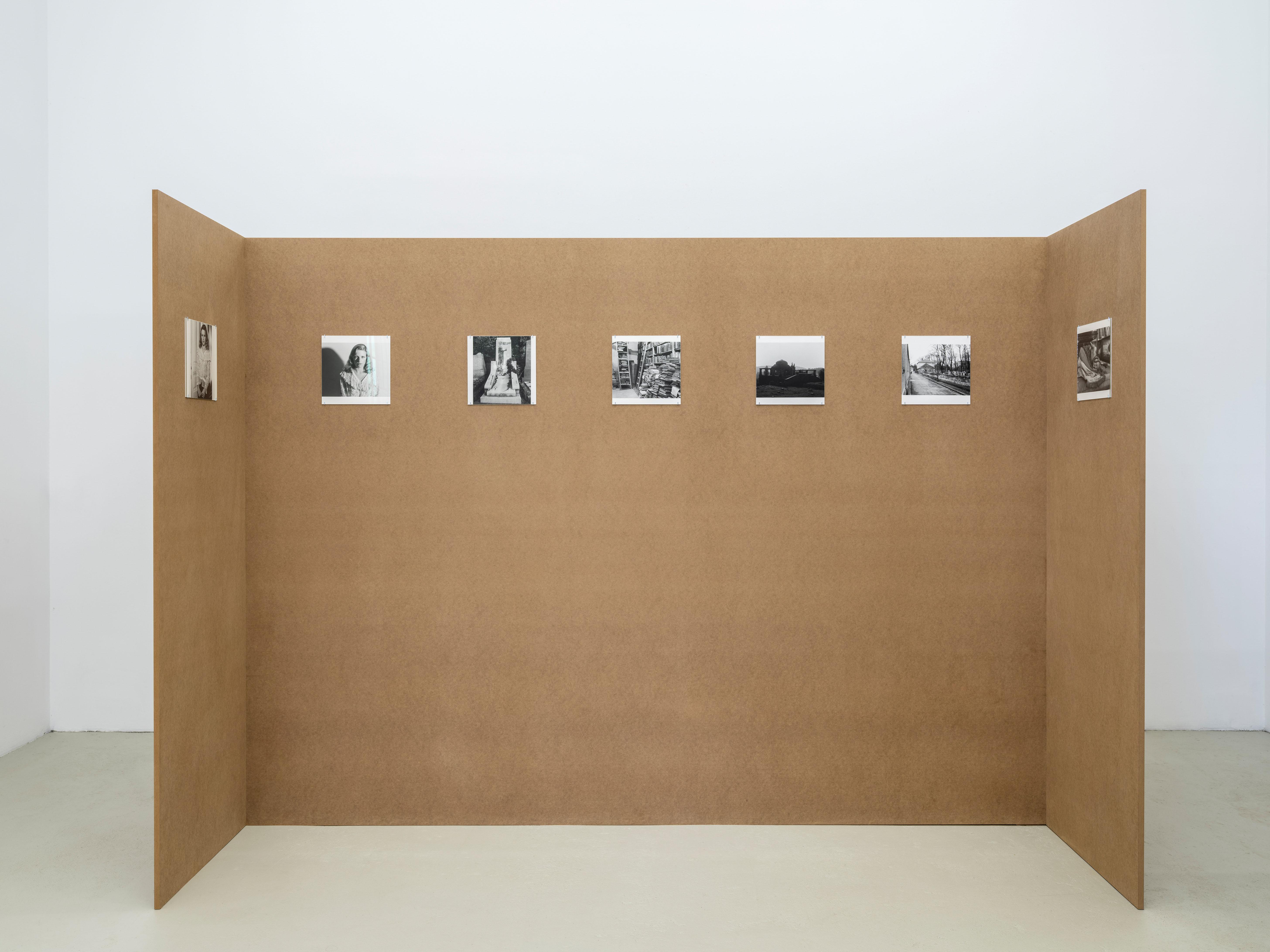 Cora Pongracz, 8 erweiterte portraits, Ausstellungsansicht / Installation view, Kunstverein fĂŒr Mecklenburg und Vorpommern in Schwerin, 2025. Courtesy: Fotosammlung OstLicht, Wien / OstLicht Collection, Vienna. Foto / Photo: Fred Dott.