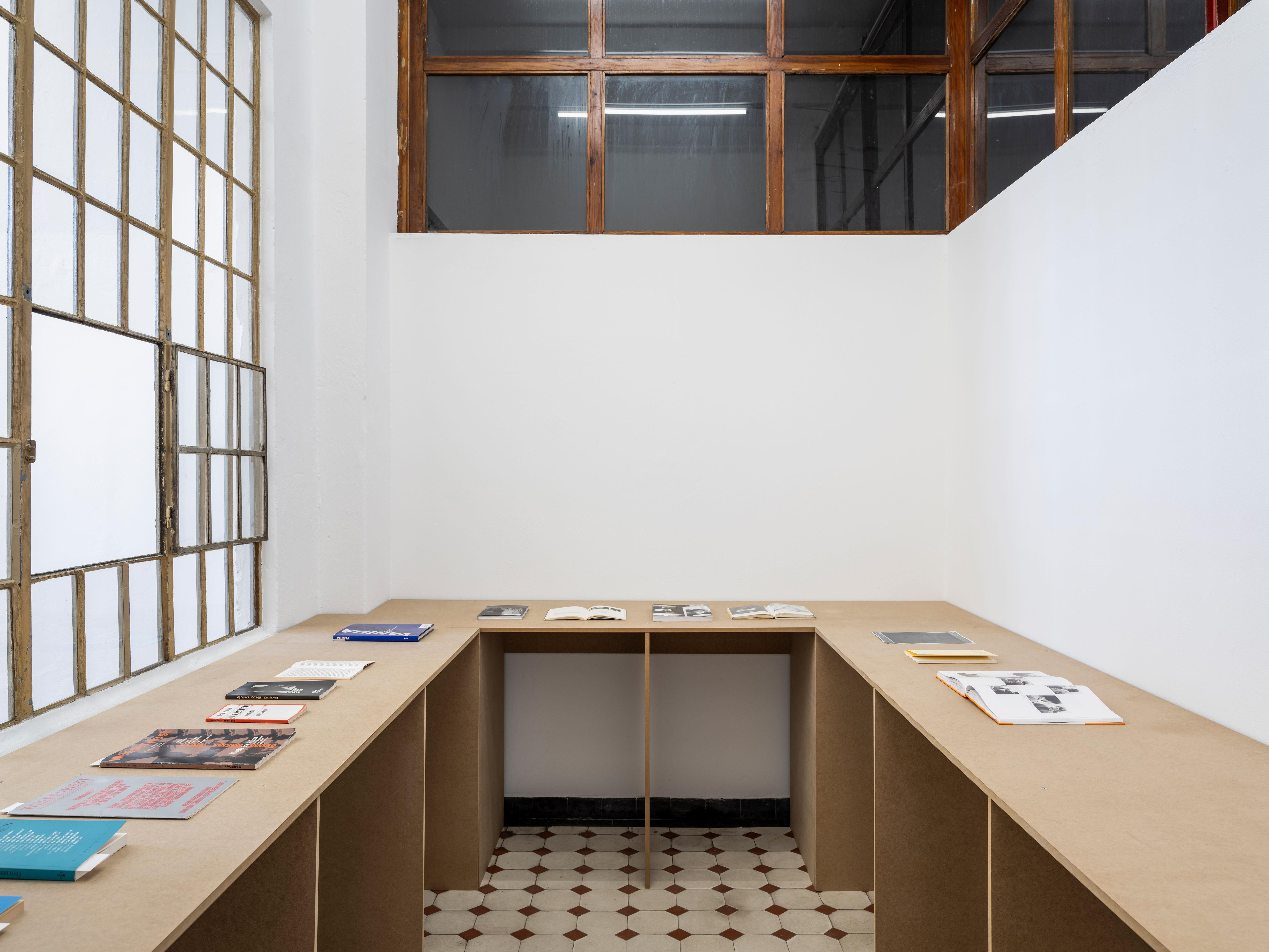 Cora Pongracz, 8 erweiterte portraits, Ausstellungsansicht / Installation view, Kunstverein fĂŒr Mecklenburg und Vorpommern in Schwerin, 2025. Courtesy: Fotosammlung OstLicht, Wien / OstLicht Collection, Vienna. Foto / Photo: Fred Dott.