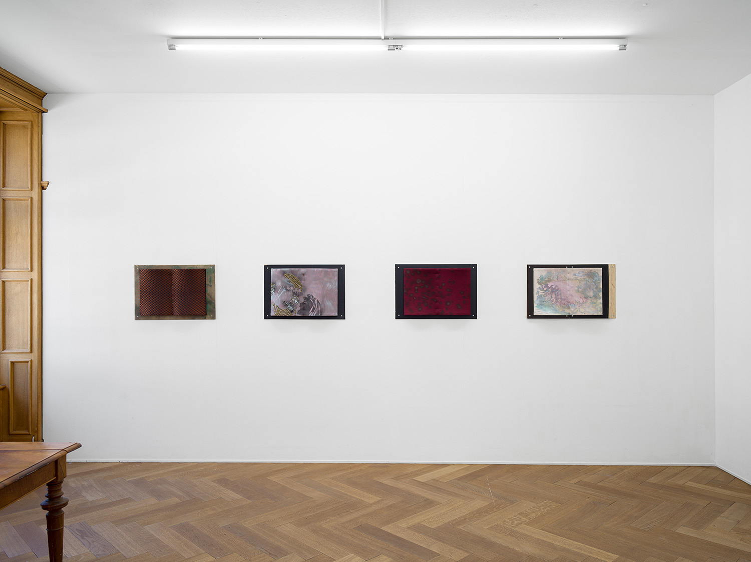 «ist der text der text der ausbleibt», 2025. Ausstellungsansicht Kunsthaus Langenthal. Foto: Cedric Mussano, Kunsthaus Langenthal. Courtesy: die Künstlerin.