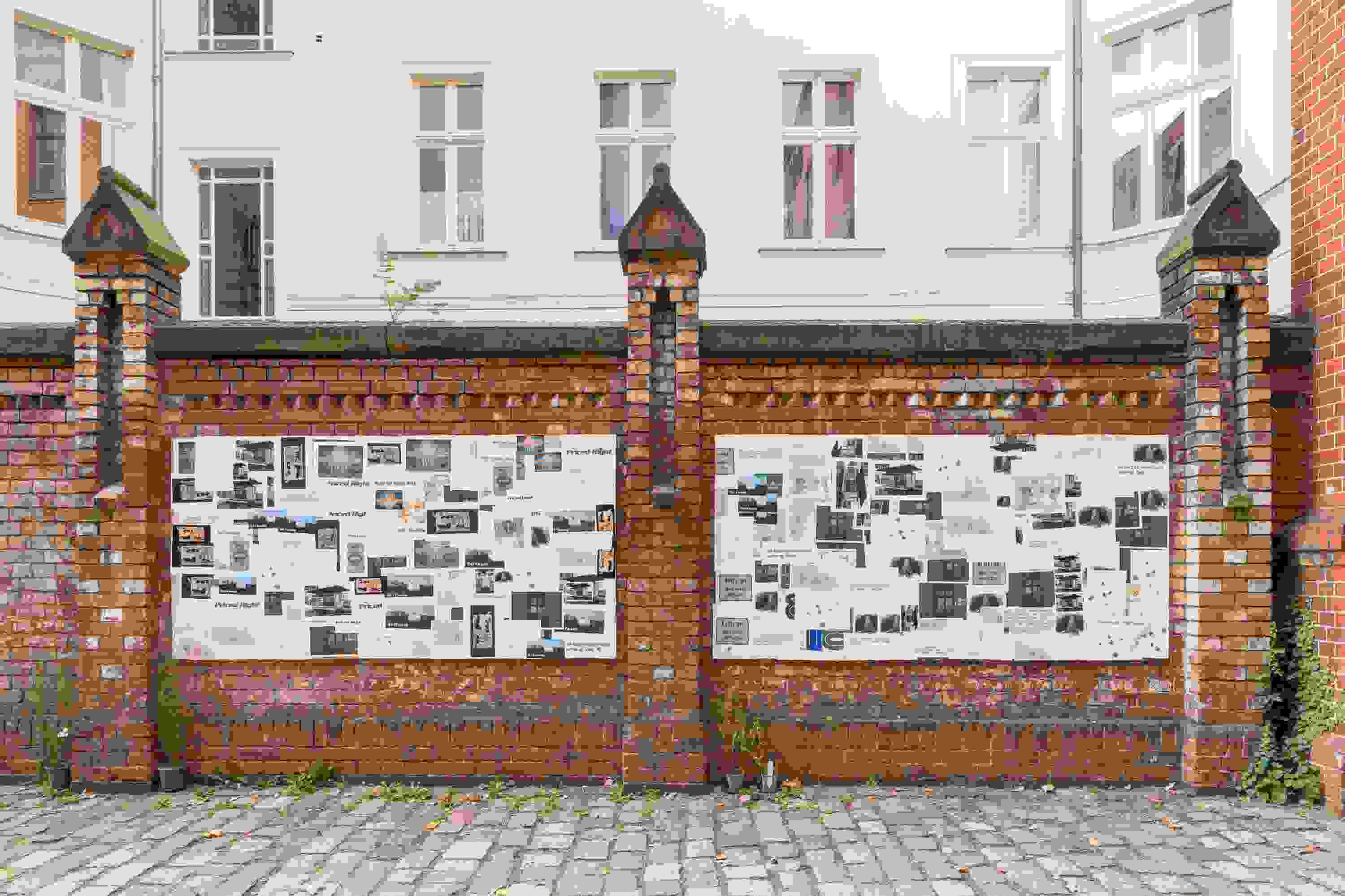 Archival materials of galerie weisser elefant. Photo: Jannis Uffrecht