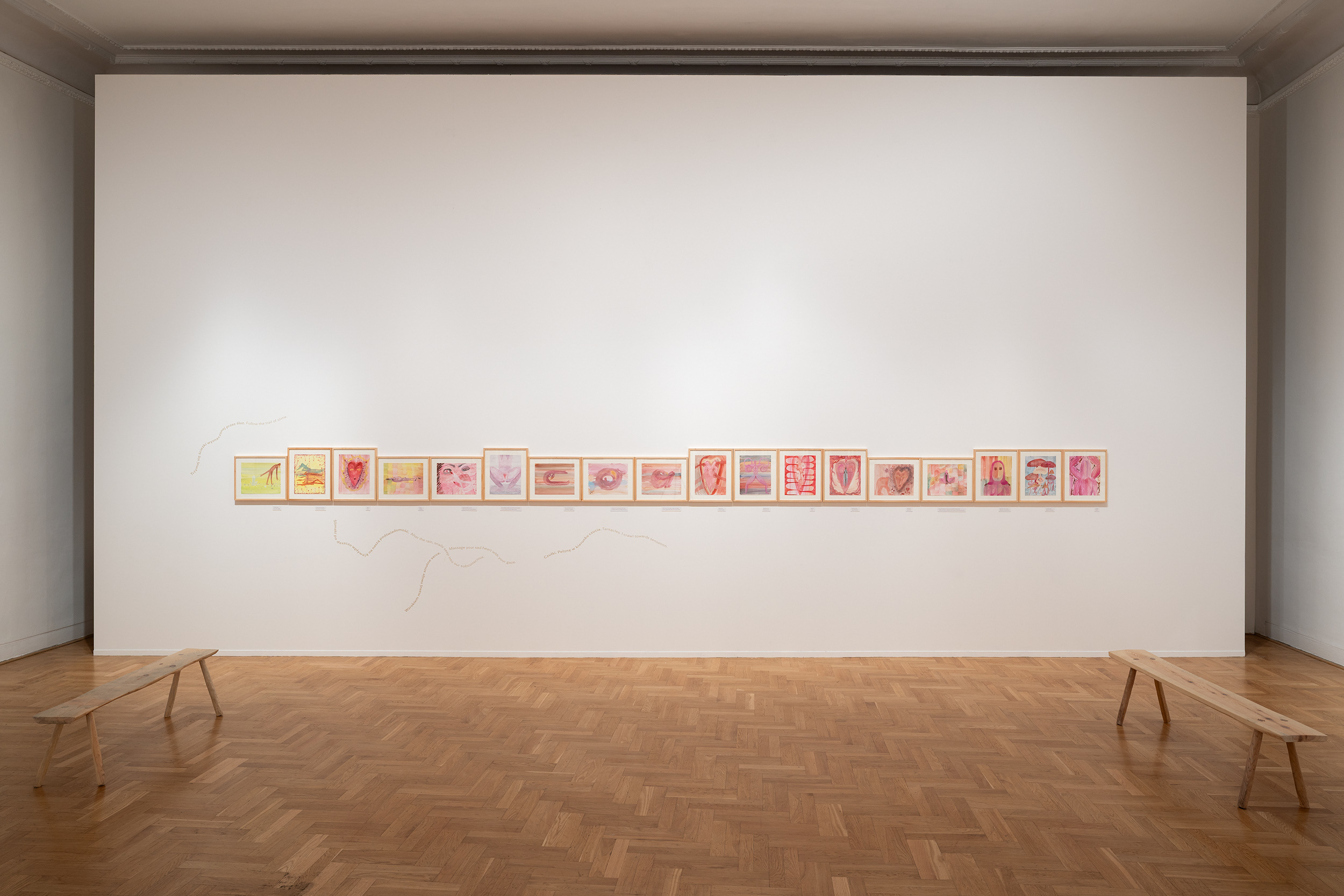 Exhibition view, Joanna Fluder. Slime, Zachęta – National Gallery of Art., 25.07- 19.10.2025, photo by Maciej Landsberg/Zachęta archive, CC BY – SA