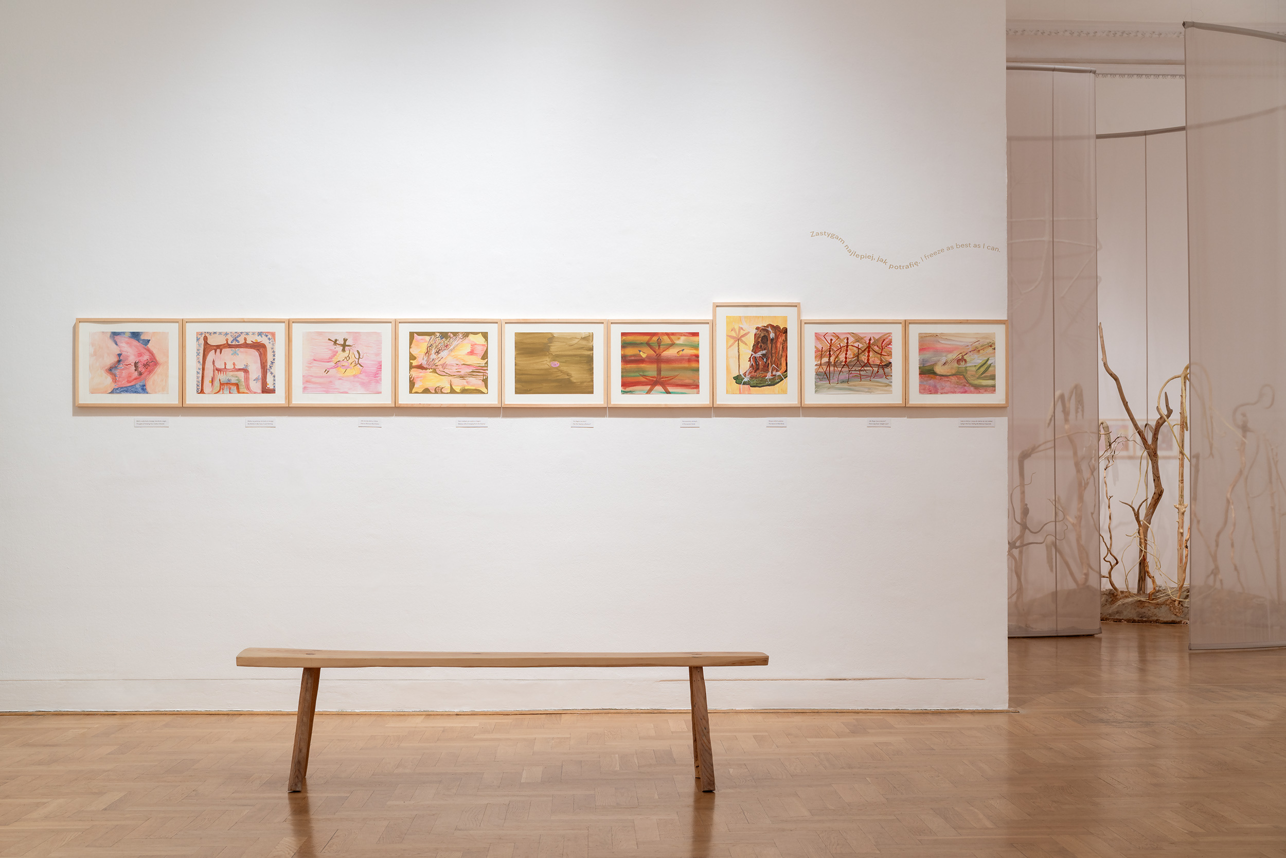 Exhibition view, Joanna Fluder. Slime, Zachęta – National Gallery of Art., 25.07- 19.10.2025, photo by Maciej Landsberg/Zachęta archive, CC BY – SA