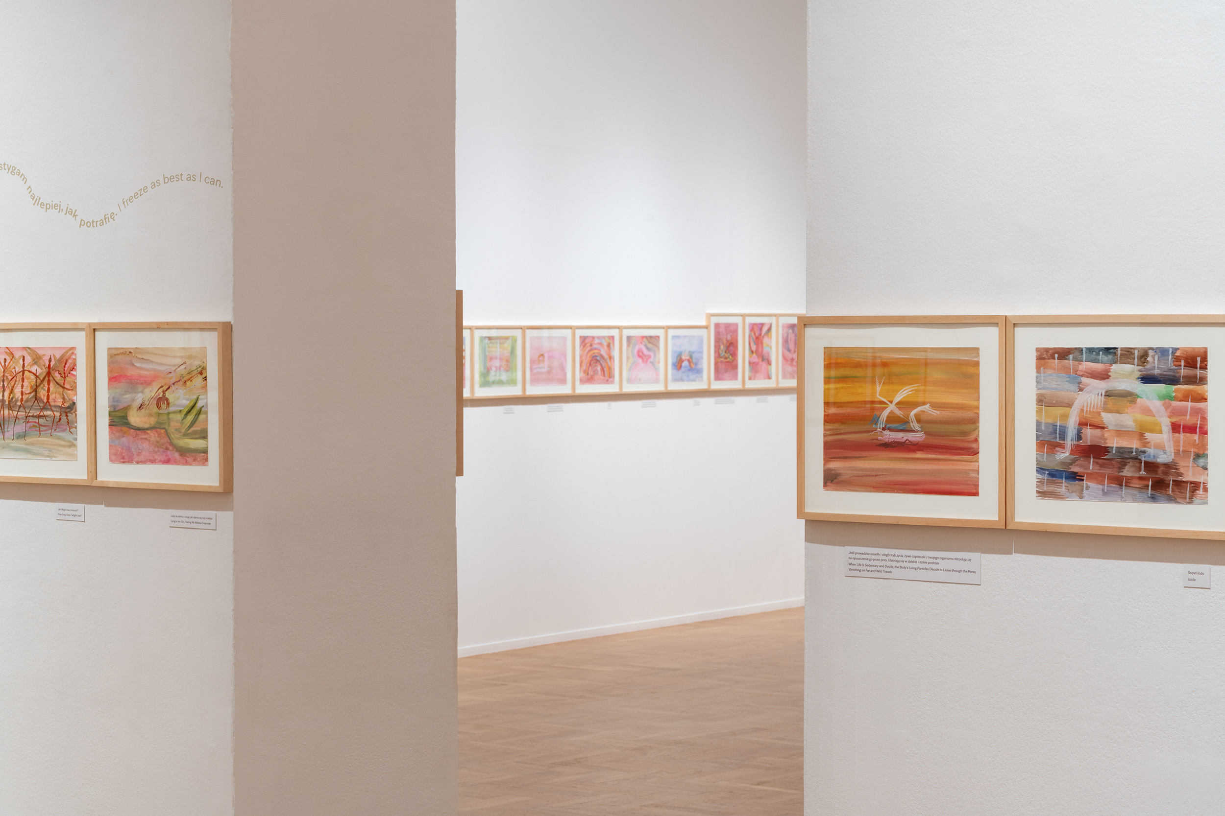 Exhibition view, Joanna Fluder. Slime, Zachęta – National Gallery of Art., 25.07- 19.10.2025, photo by Maciej Landsberg/Zachęta archive, CC BY – SA