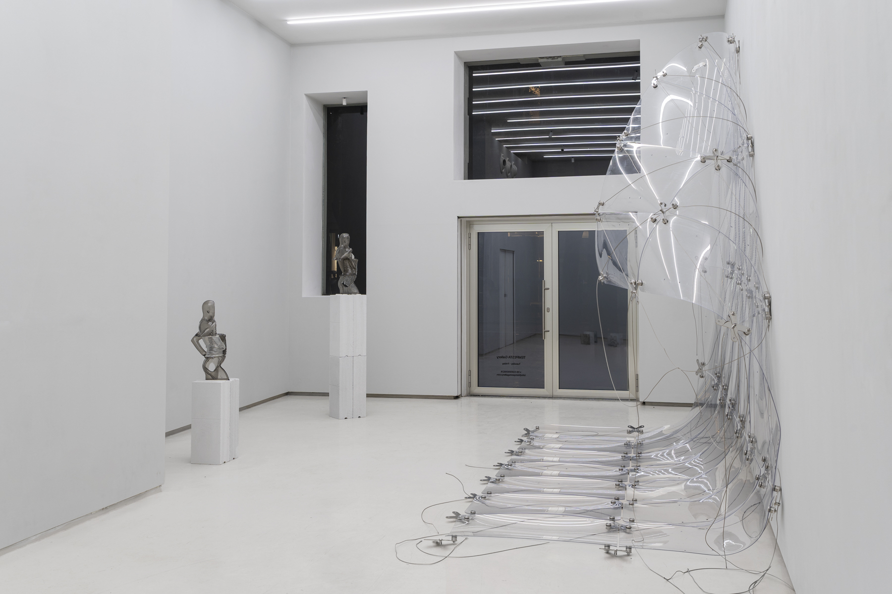 INSTALLATION VIEW - Through invisible walls - curated by Elisa Bonzano - ph by Sarah Indriolo