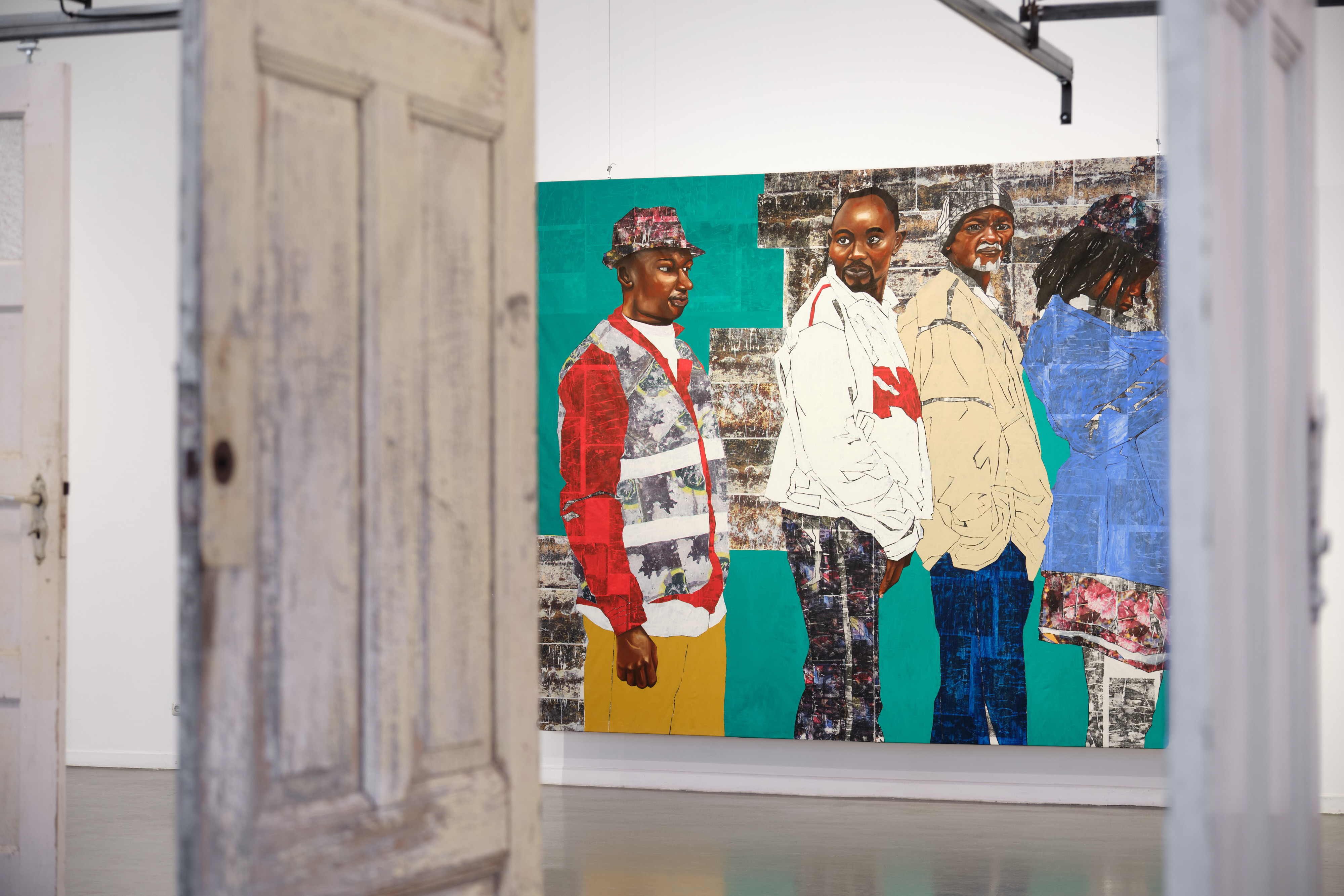 Installation view:  Nicholas Odhiambo Mboya: Utopia – Dystopia, Kunsthaus Hamburg 2025; Photo: Antje Sauer