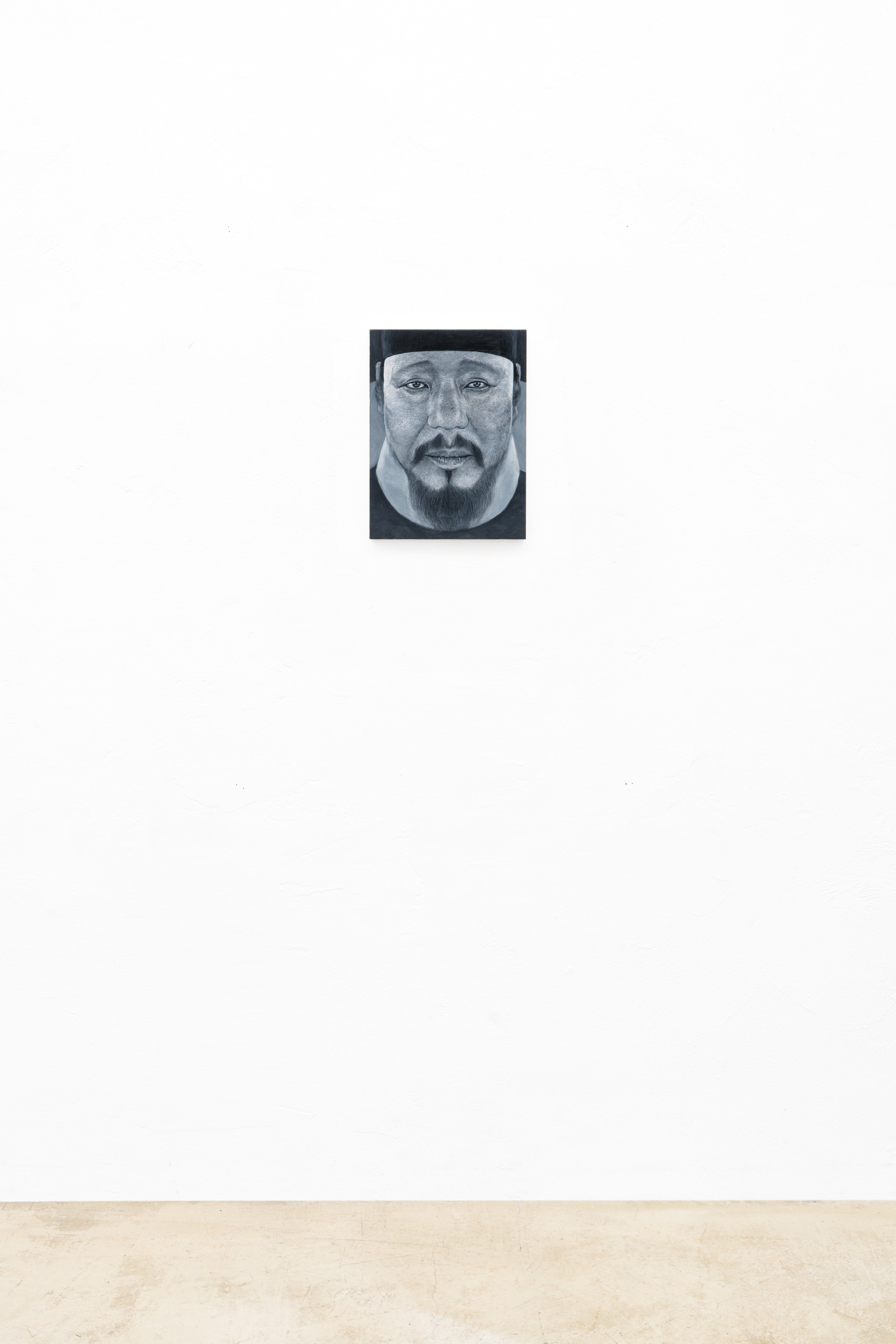 Zhang Shujian, Skin Weave-2025-2, 2025, Oil on wood, 40 x 30 cm