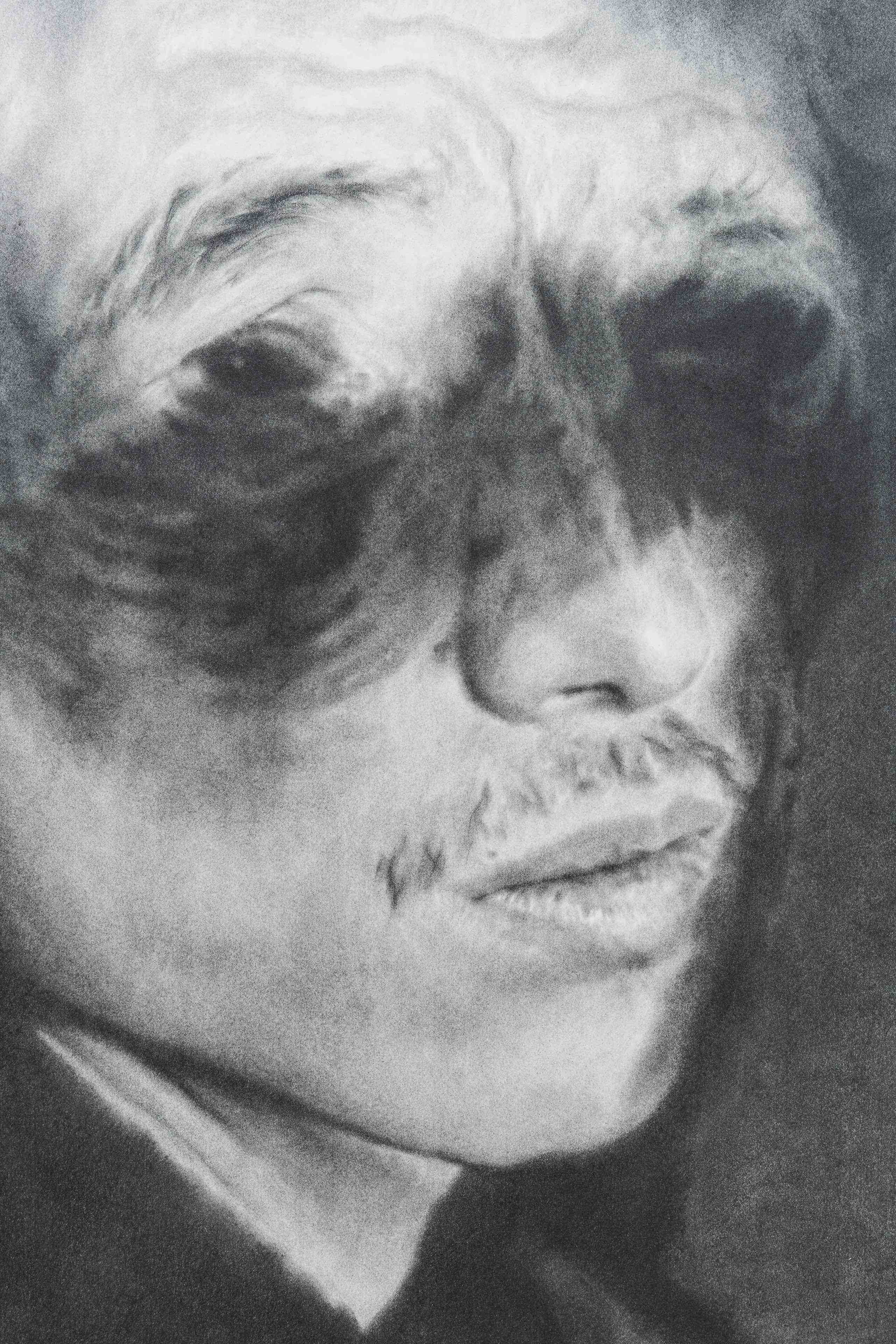 Zhang Shujian, Skin Weave-28, 2018, Pencil on paper, 110 x 76 cm