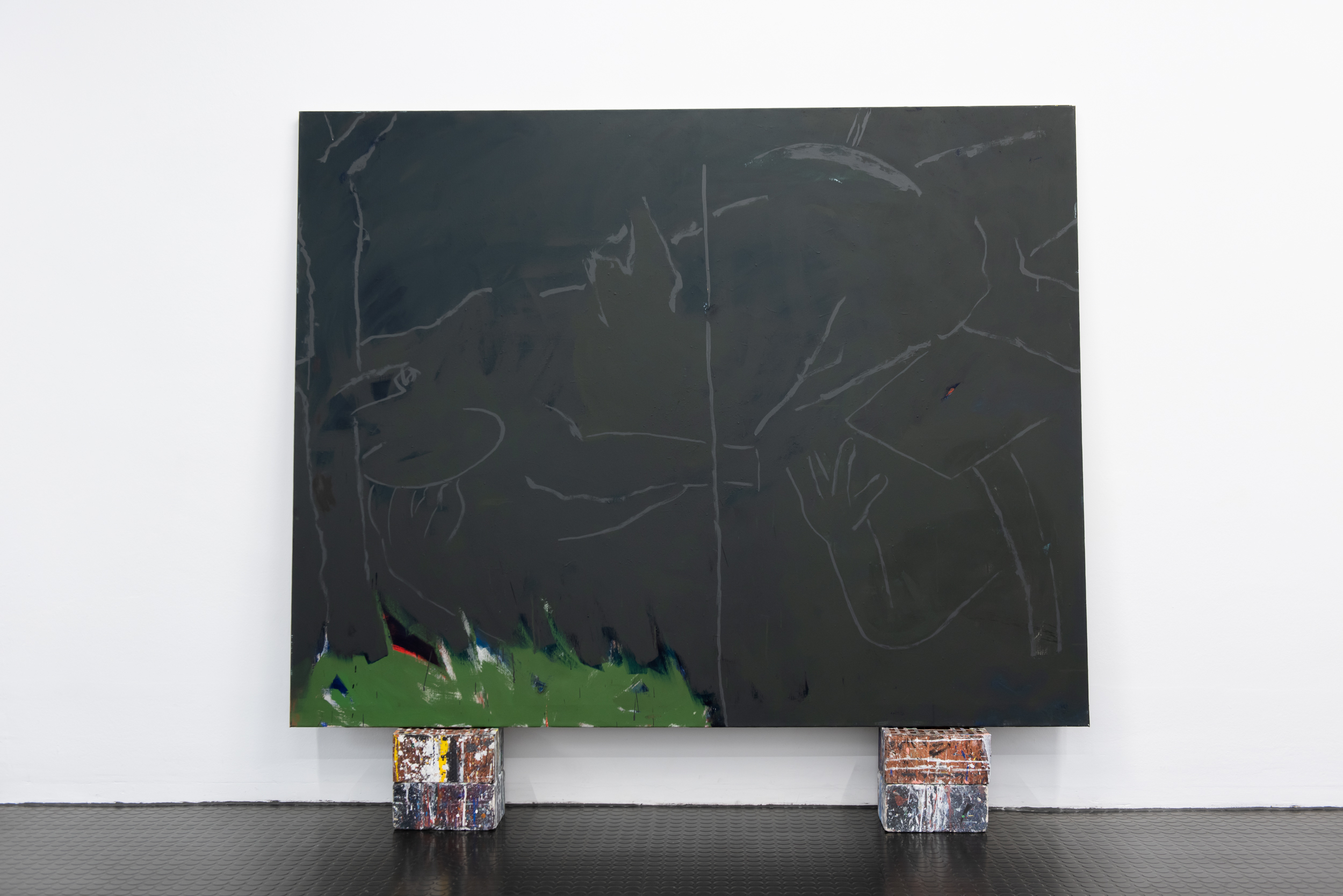 Galli, o.T., 1990, 150 × 190 cm, acrylic on canvas, GROTTO. Photo: Studio Replica