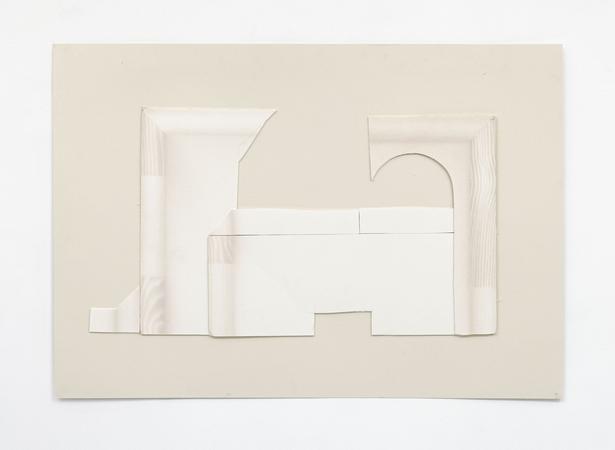 Monument to Photo Mount for APOLLO 11, 9:32 A.M. 7-16-69, 2025, Mounting board on paper, 70 x 100 cm