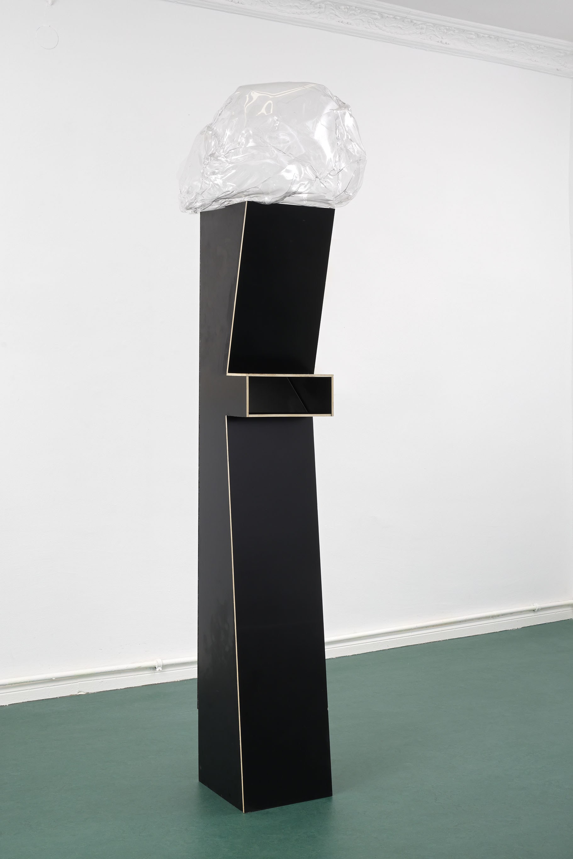 Volume 2, 2025, Thermoplastic, mirrors and laminated wood, 215 x 30 x 30 cm