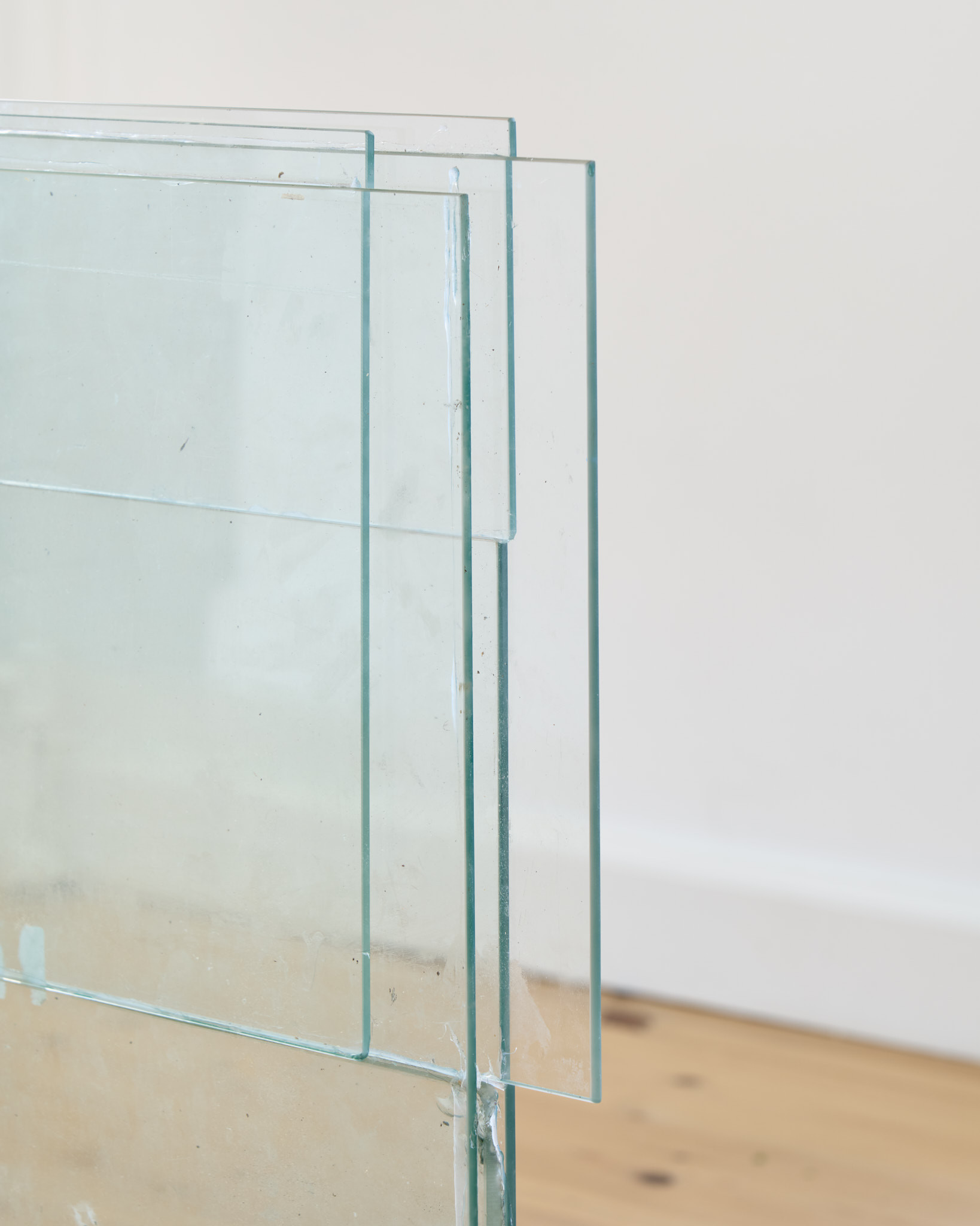 detail, 'Image machine (Nows)', glass, silicone, sun foil, wood