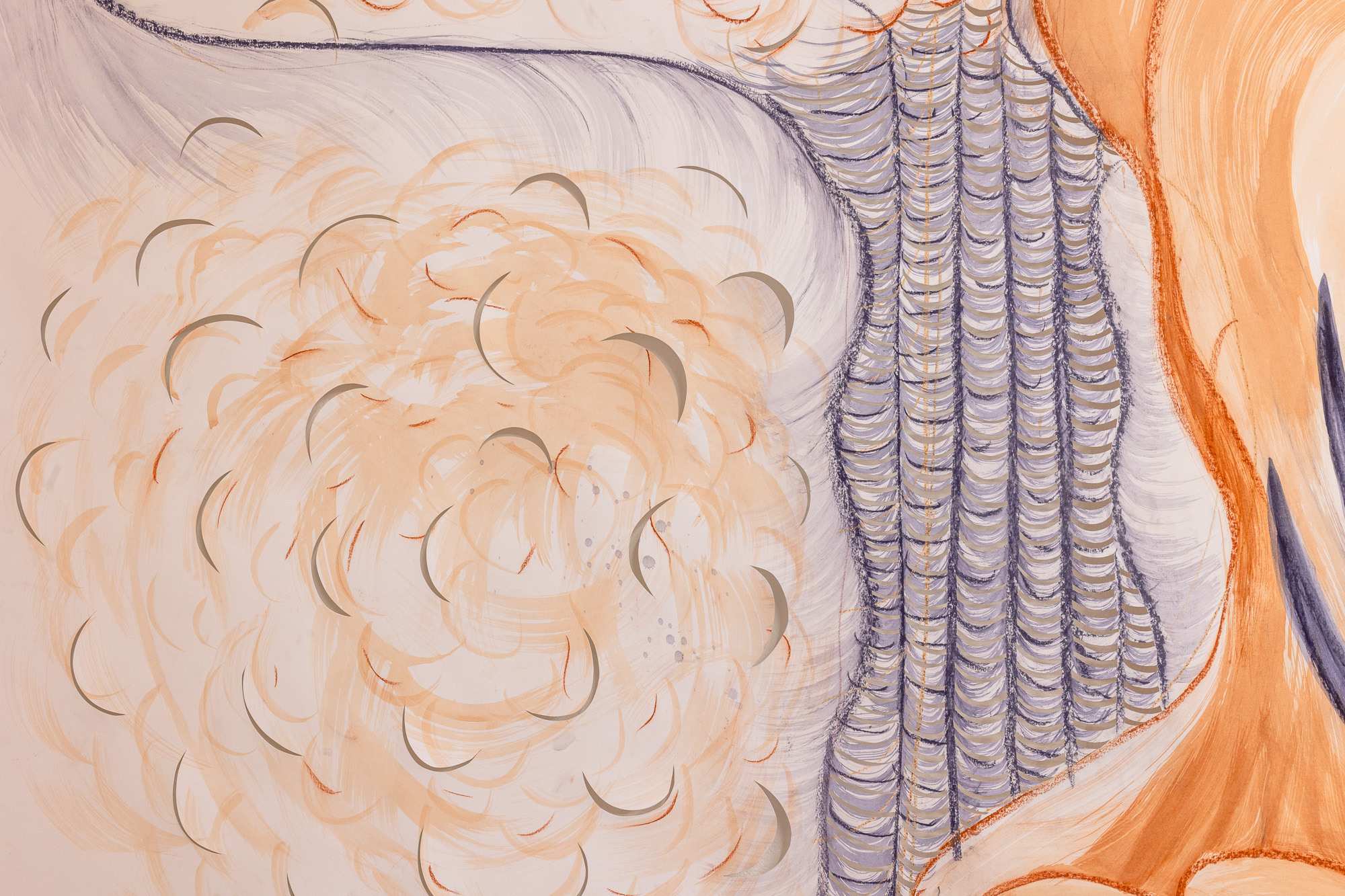 Detail of URGE by Nina Paszkowski at zqm, Berlin, 2025