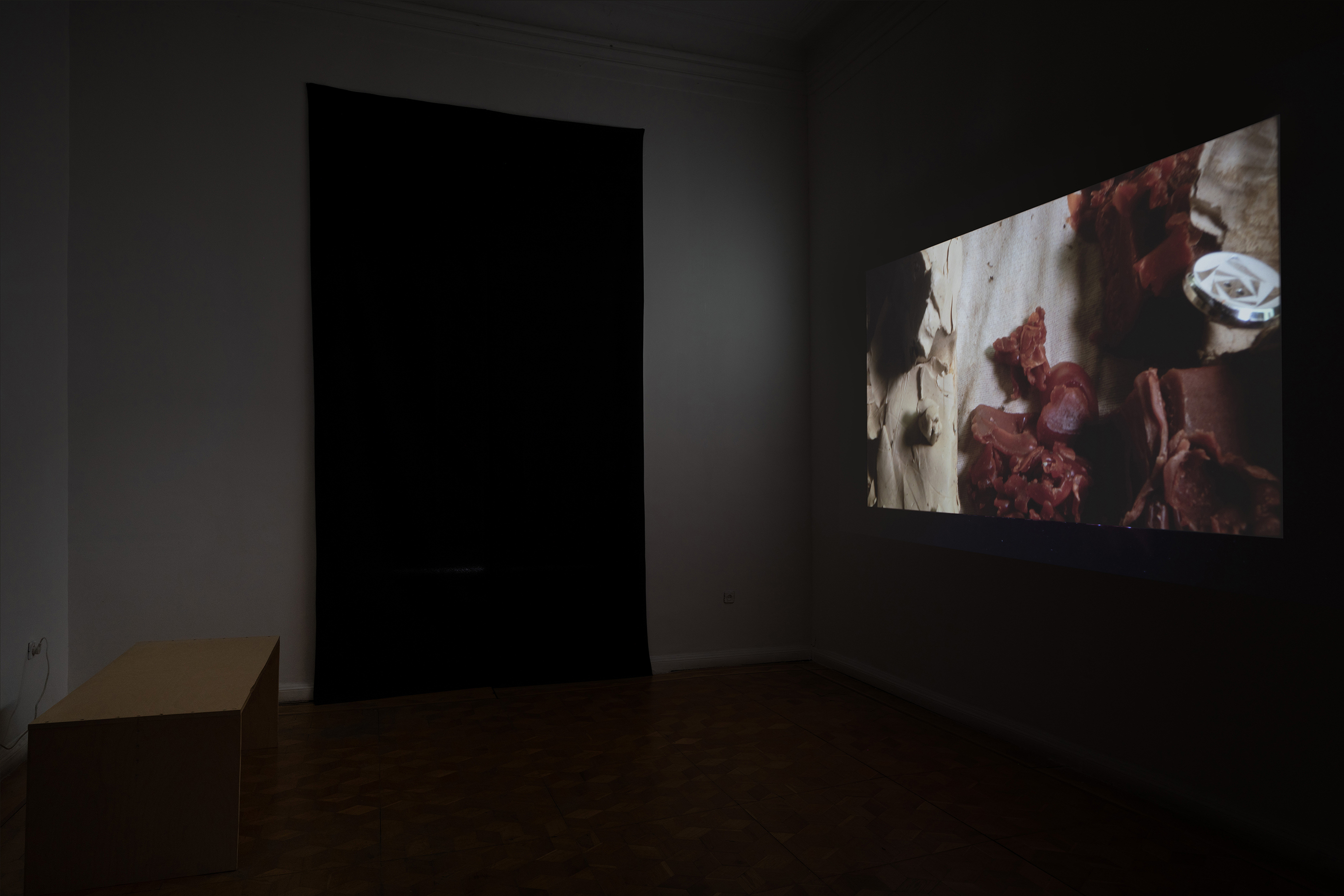 Installation view, Ana Gzirishvili's solo exhibition 'Passage' at Gallery Artbeat, Tbilisi, Georgia, 2025