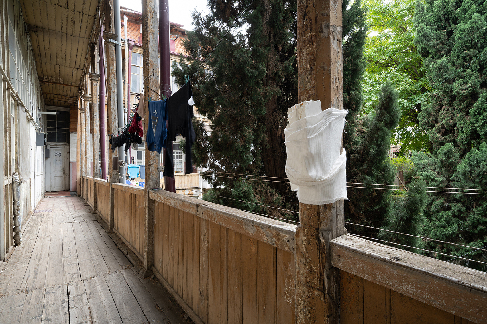 Installation view, Ana Gzirishvili's solo exhibition 'Passage' at Gallery Artbeat, Tbilisi, Georgia, 2025