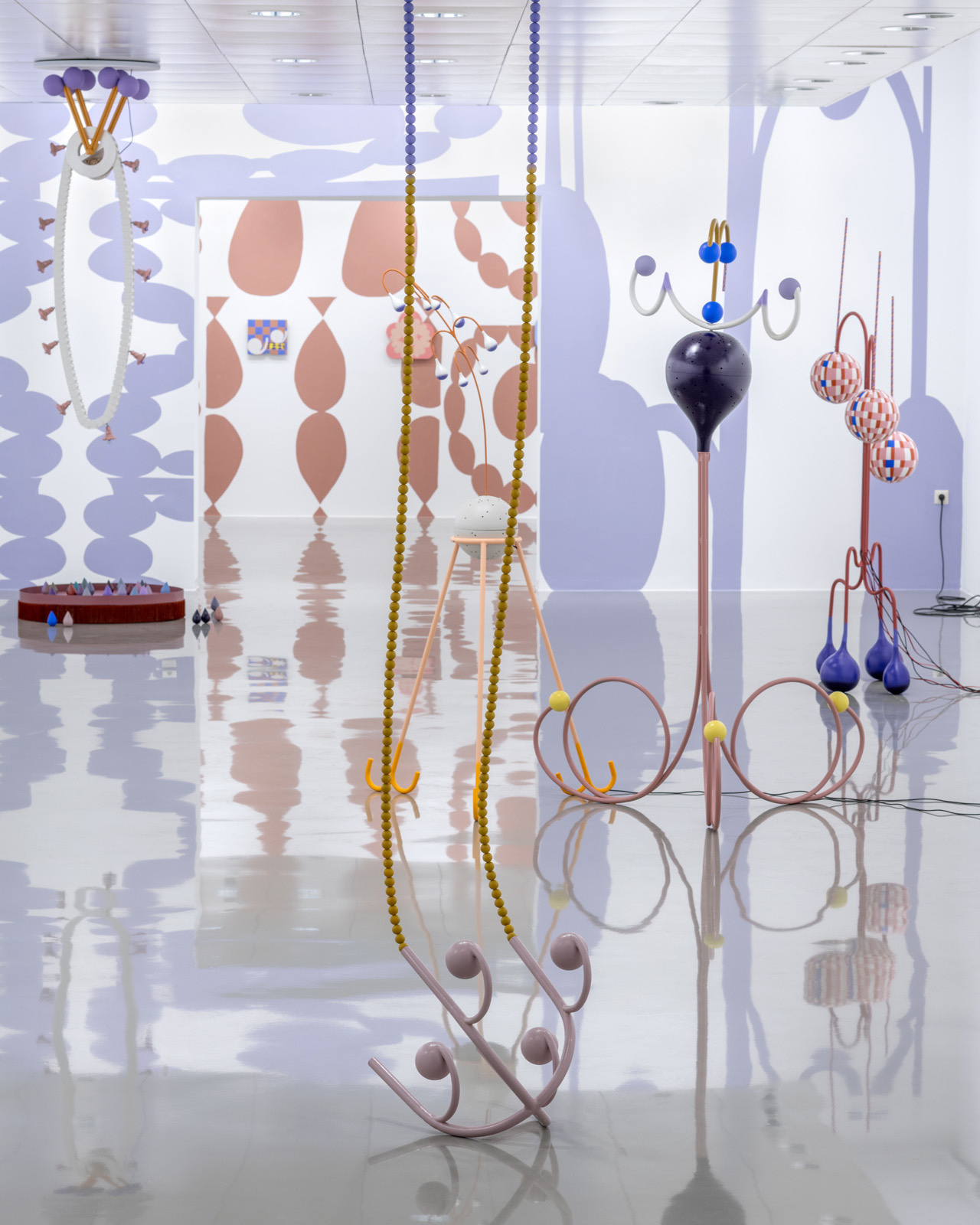 Maja Behrmann: „Quale – zirkeln, flimmen", view of exhibition, DOCK 20 – Kunstraum und Sammlung, Lustenau (AT), photo by Studio kela-mo