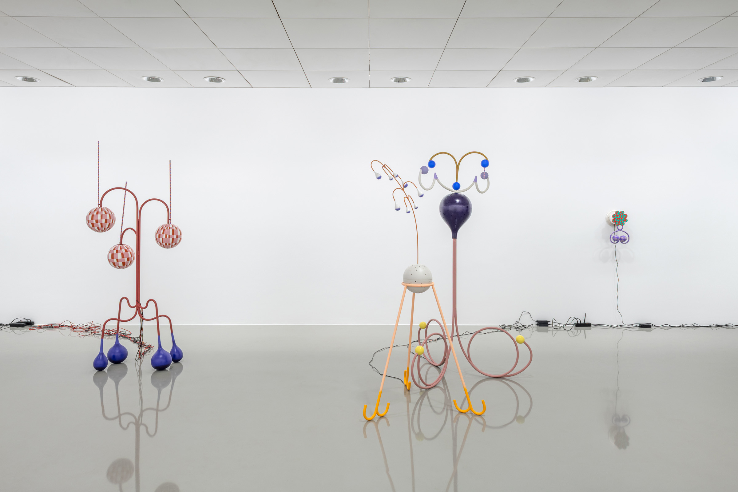 Maja Behrmann: „Quale – zirkeln, flimmen", view of exhibition, DOCK 20 – Kunstraum und Sammlung, Lustenau (AT), photo by Studio kela-mo