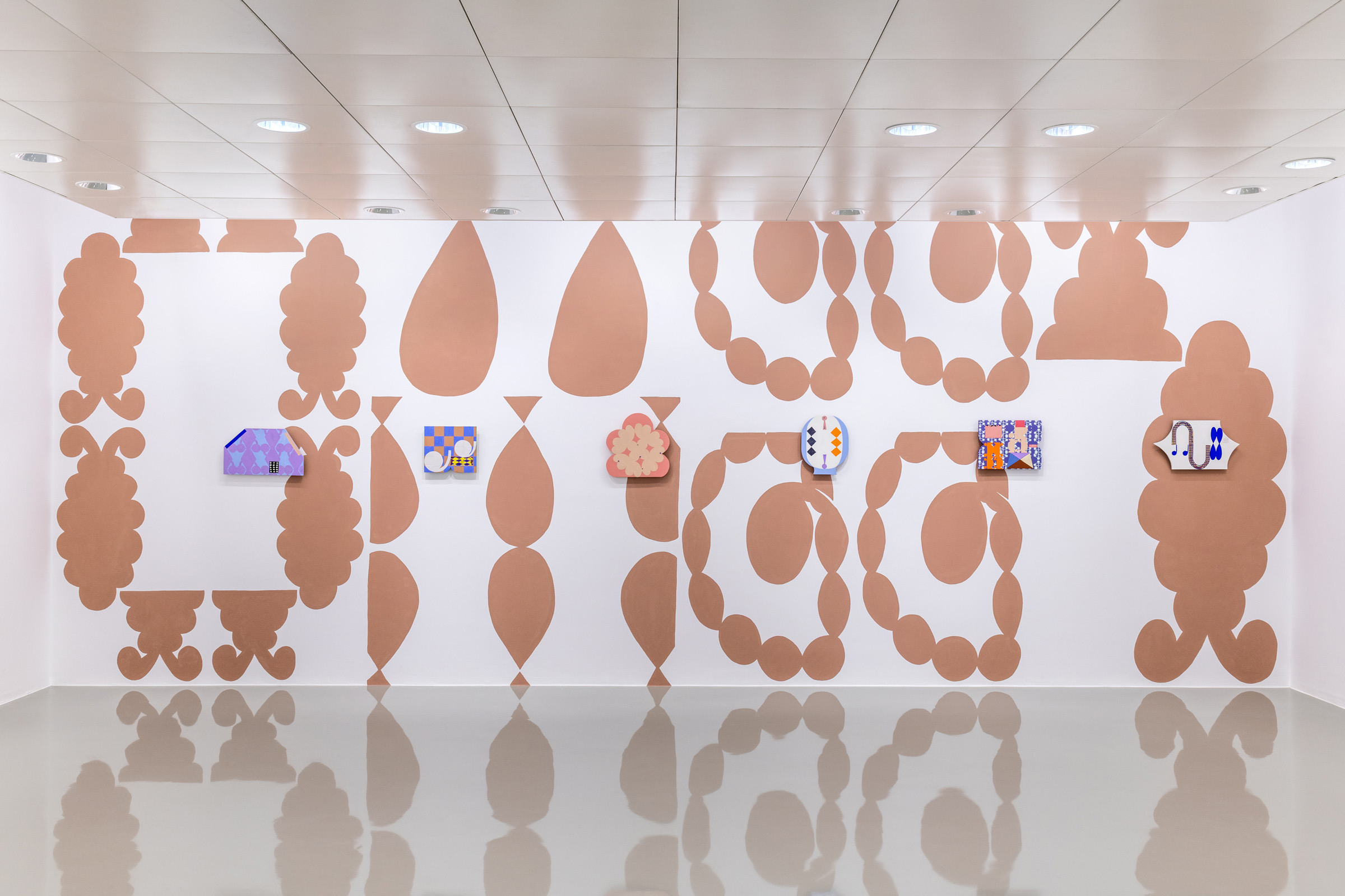 Maja Behrmann: „Quale – zirkeln, flimmen", view of exhibition, DOCK 20 – Kunstraum und Sammlung, Lustenau (AT), photo by Studio kela-mo