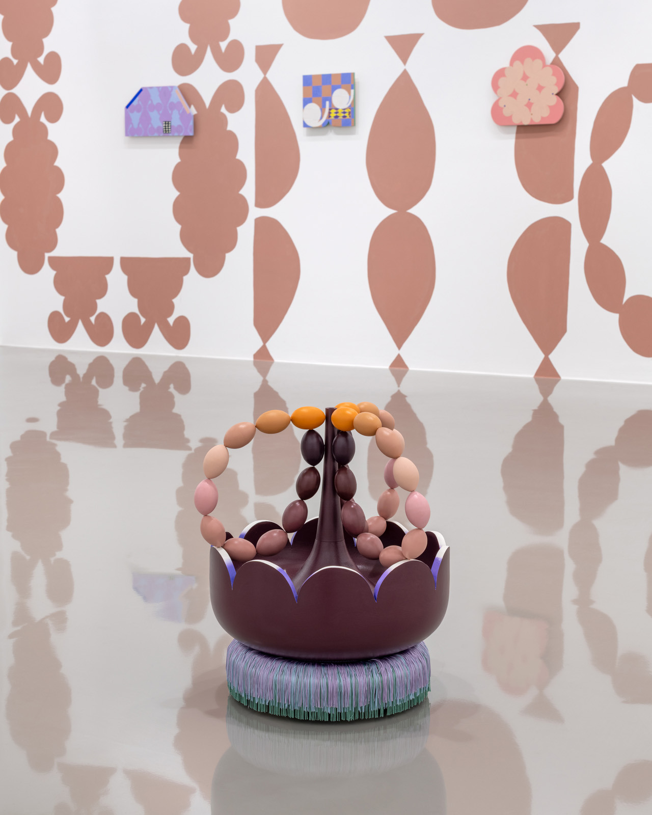 Maja Behrmann: „Quale – zirkeln, flimmen", view of exhibition, DOCK 20 – Kunstraum und Sammlung, Lustenau (AT), photo by Studio kela-mo