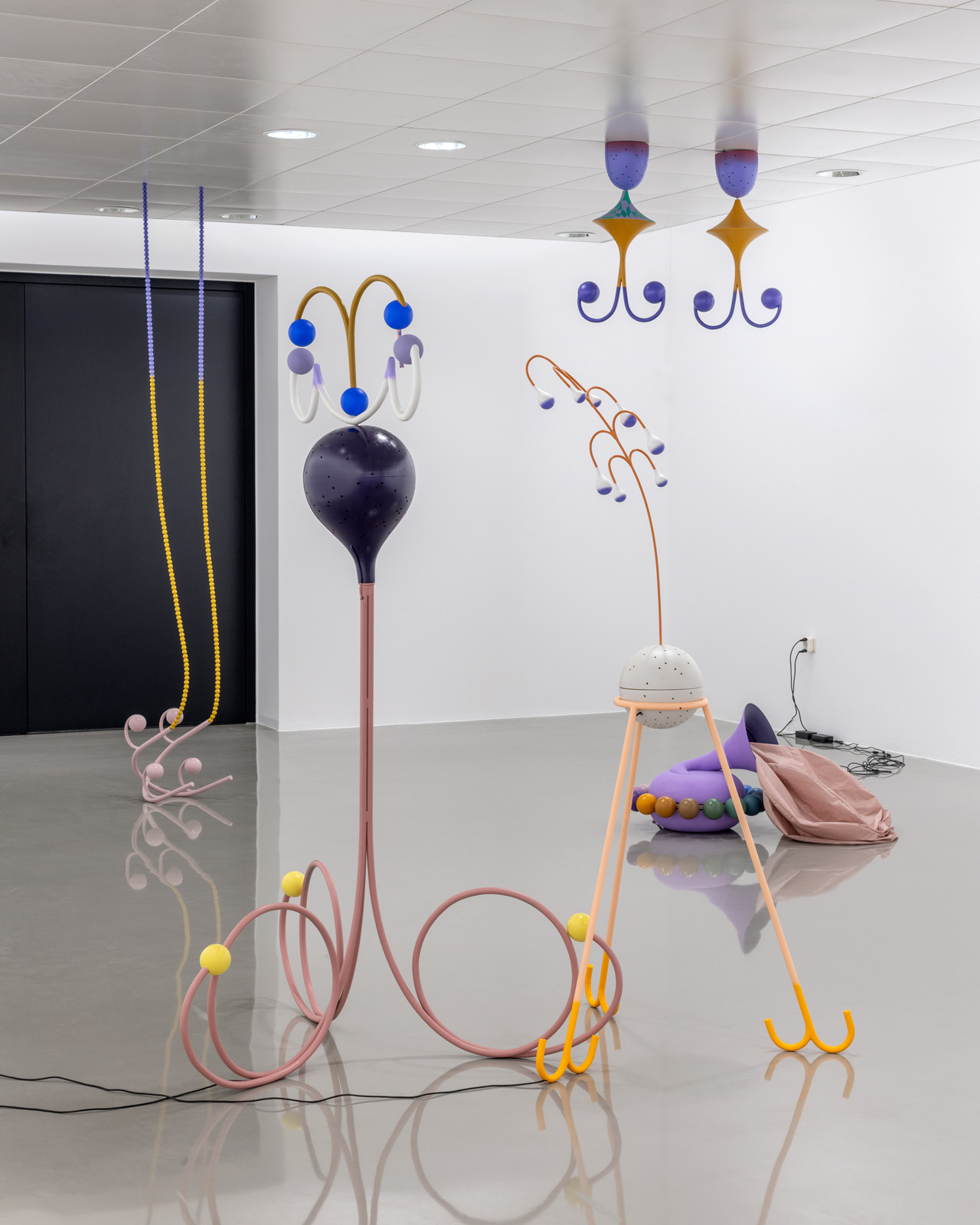 Maja Behrmann: „Quale – zirkeln, flimmen", view of exhibition, DOCK 20 – Kunstraum und Sammlung, Lustenau (AT), photo by Studio kela-mo